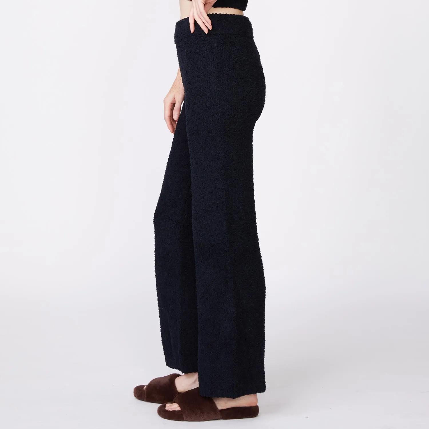 Plush Sweater Pants Refined Elegance