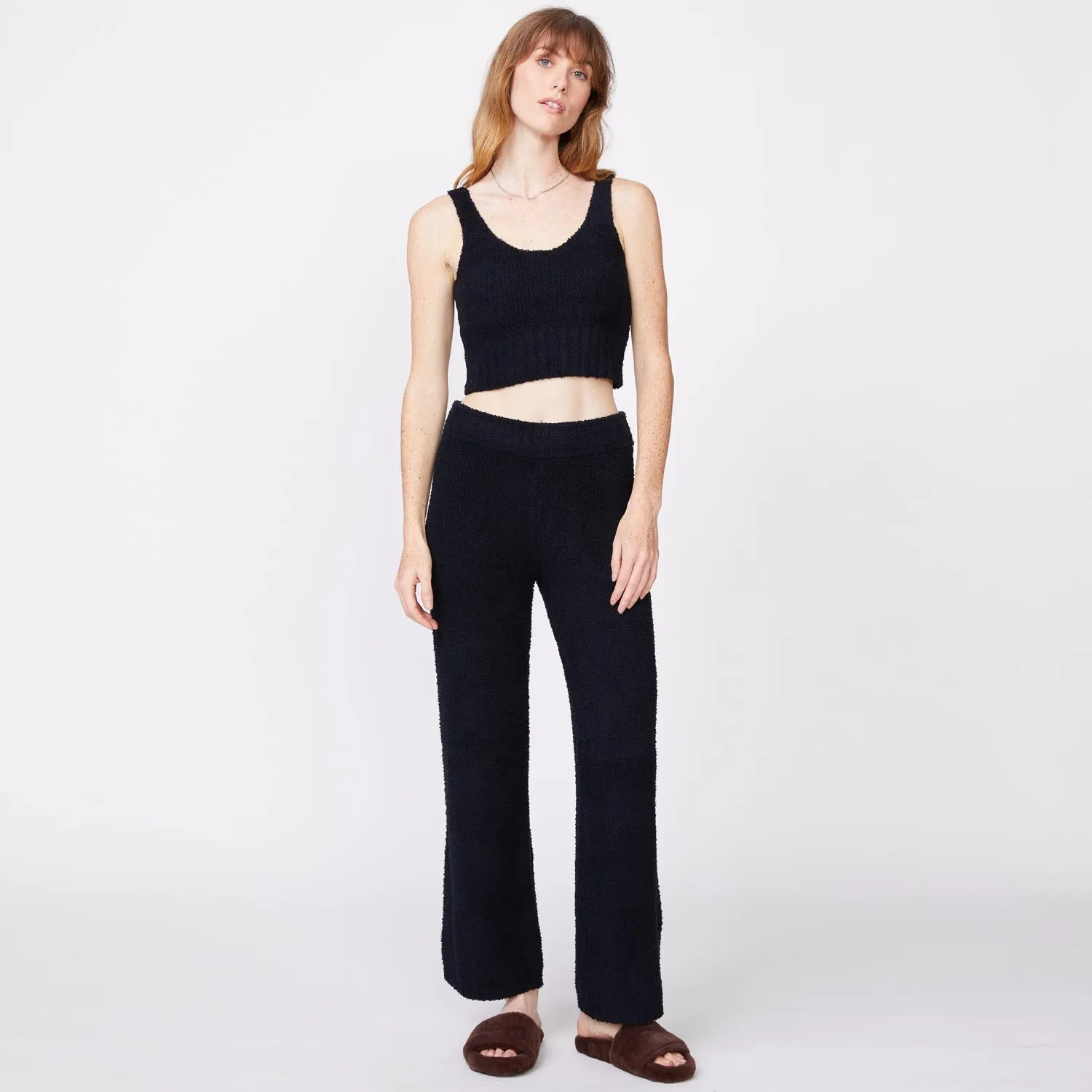 Plush Sweater Pants Refined Elegance