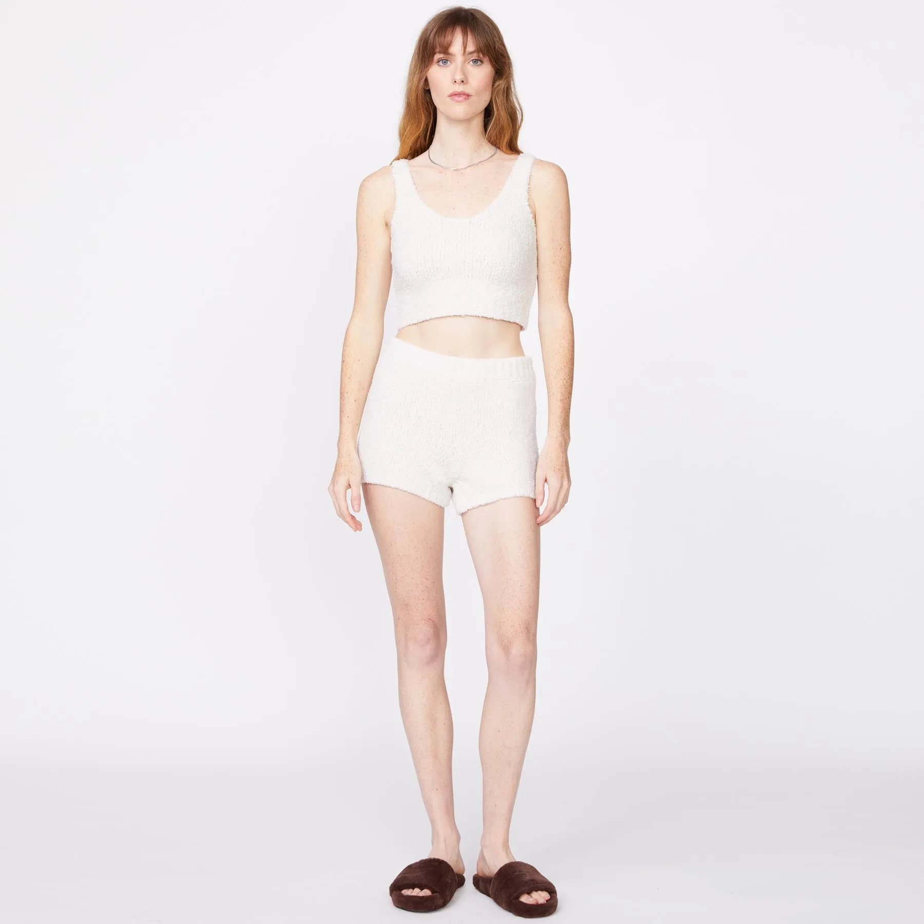 Plush Sweater Shorts Dynamic Style