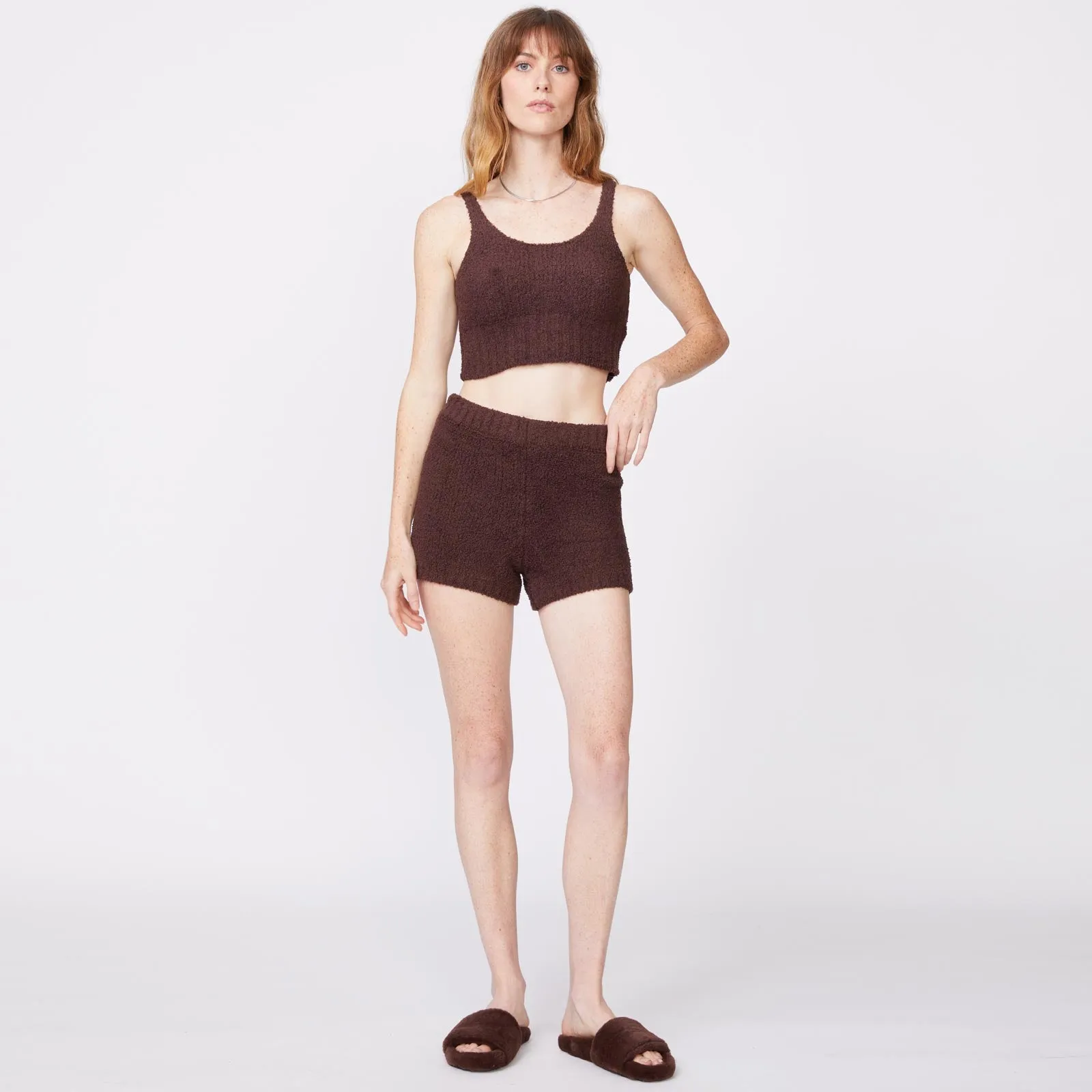 Plush Sweater Tank Warm Trend