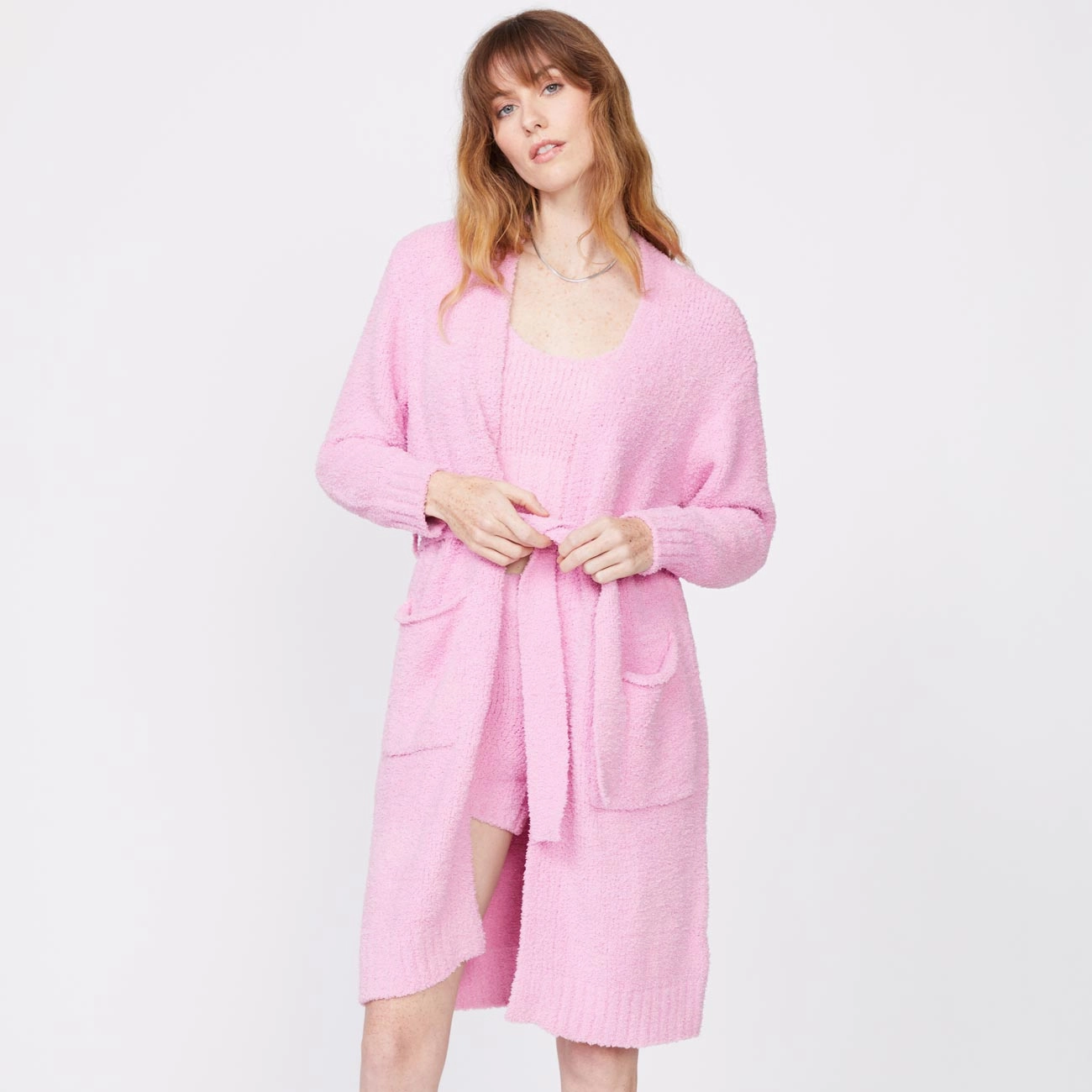 Plush Sweater Robe Timeless Model