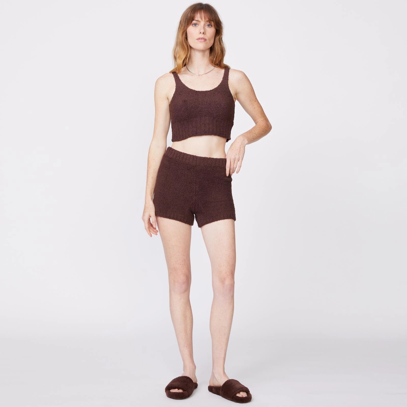 Plush Sweater Tank Multi-Function Vest