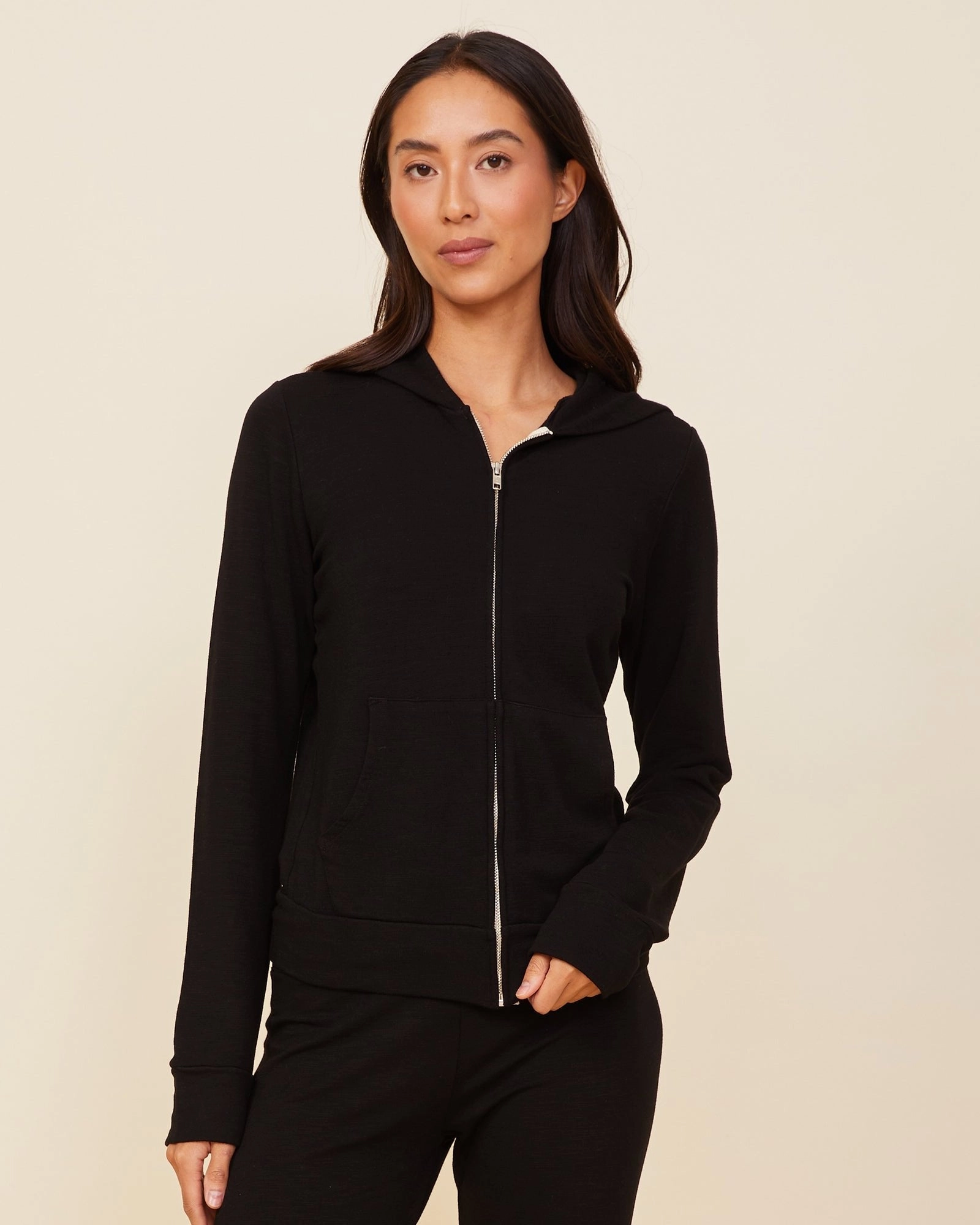 Polished Chic Supersoft Zip Up Hoody