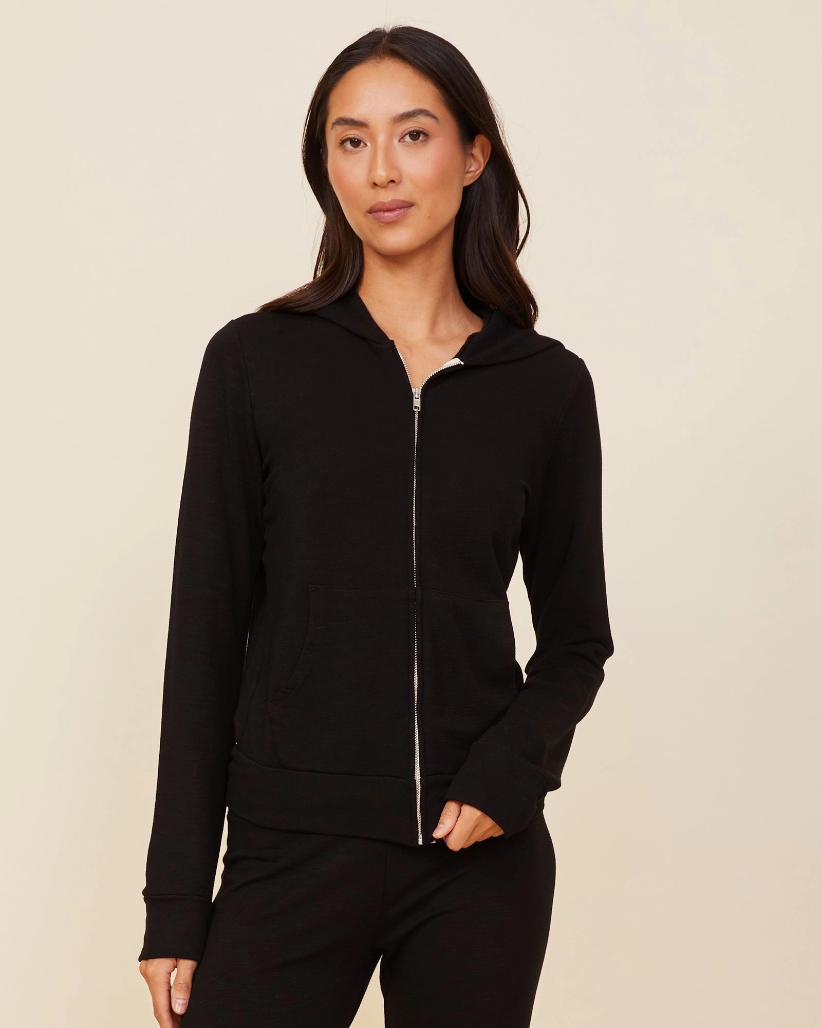 Polished Chic Supersoft Zip Up Hoody