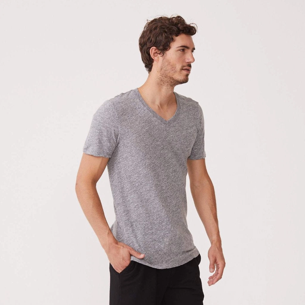 Polished Edge V Neck Tee