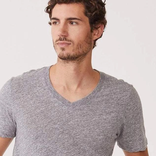 Polished Edge V Neck Tee