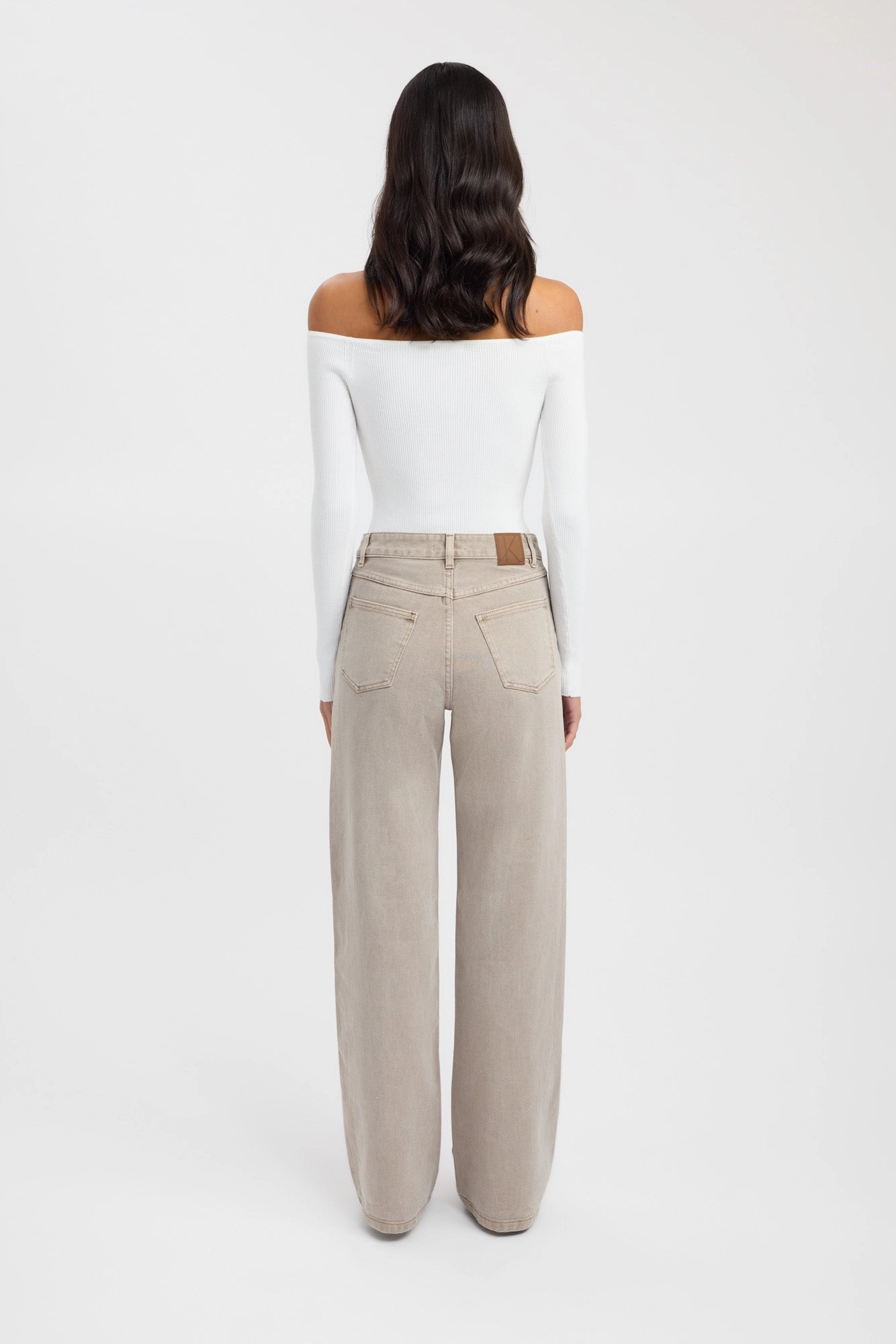 polka-dot Kai Straight Leg Jean