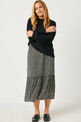 Layer Essential Piece Outdoor Trip Popcorn Knit Pullover Sweater