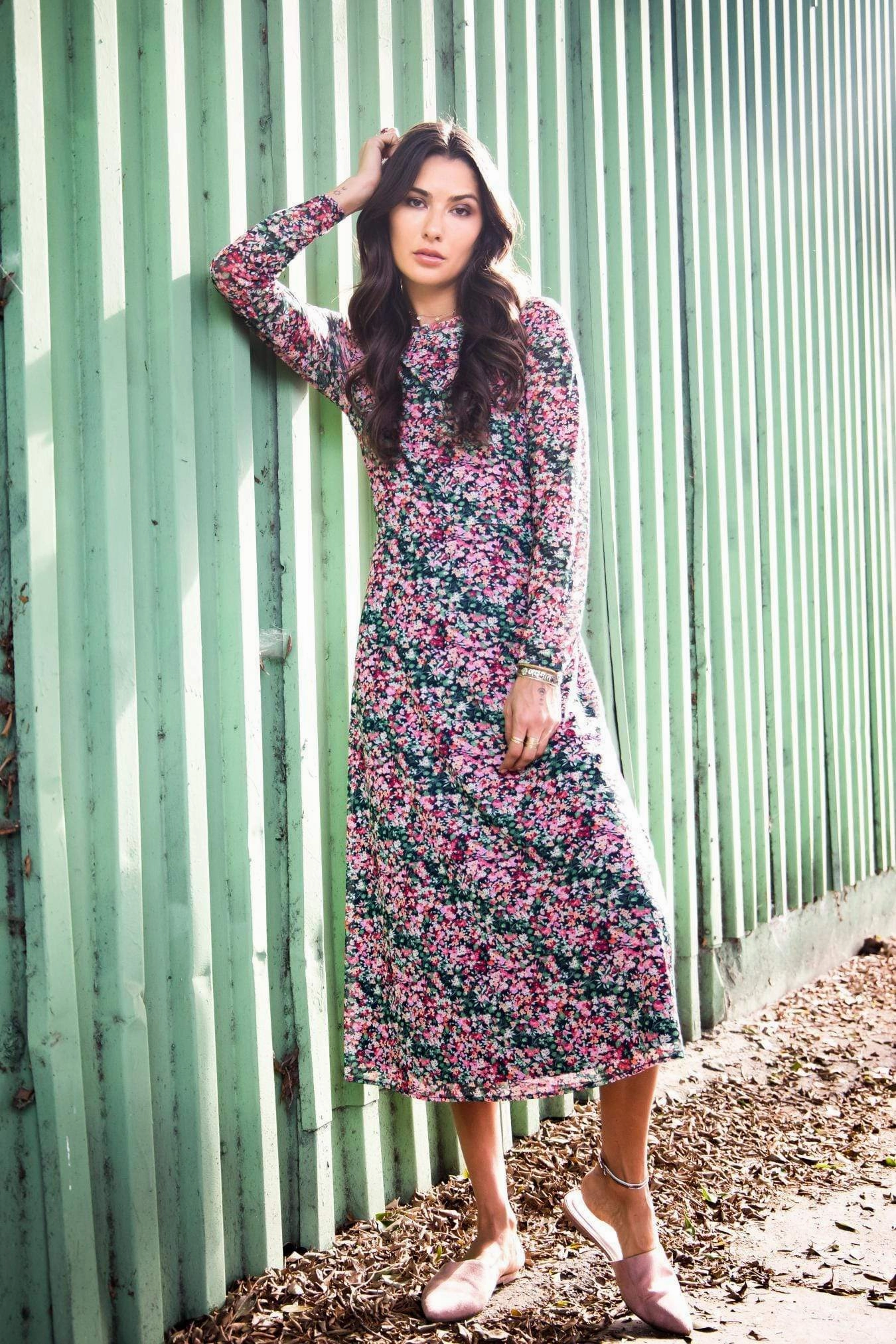 Practical Yet Fashionable Fiona Maxi Floral Dress