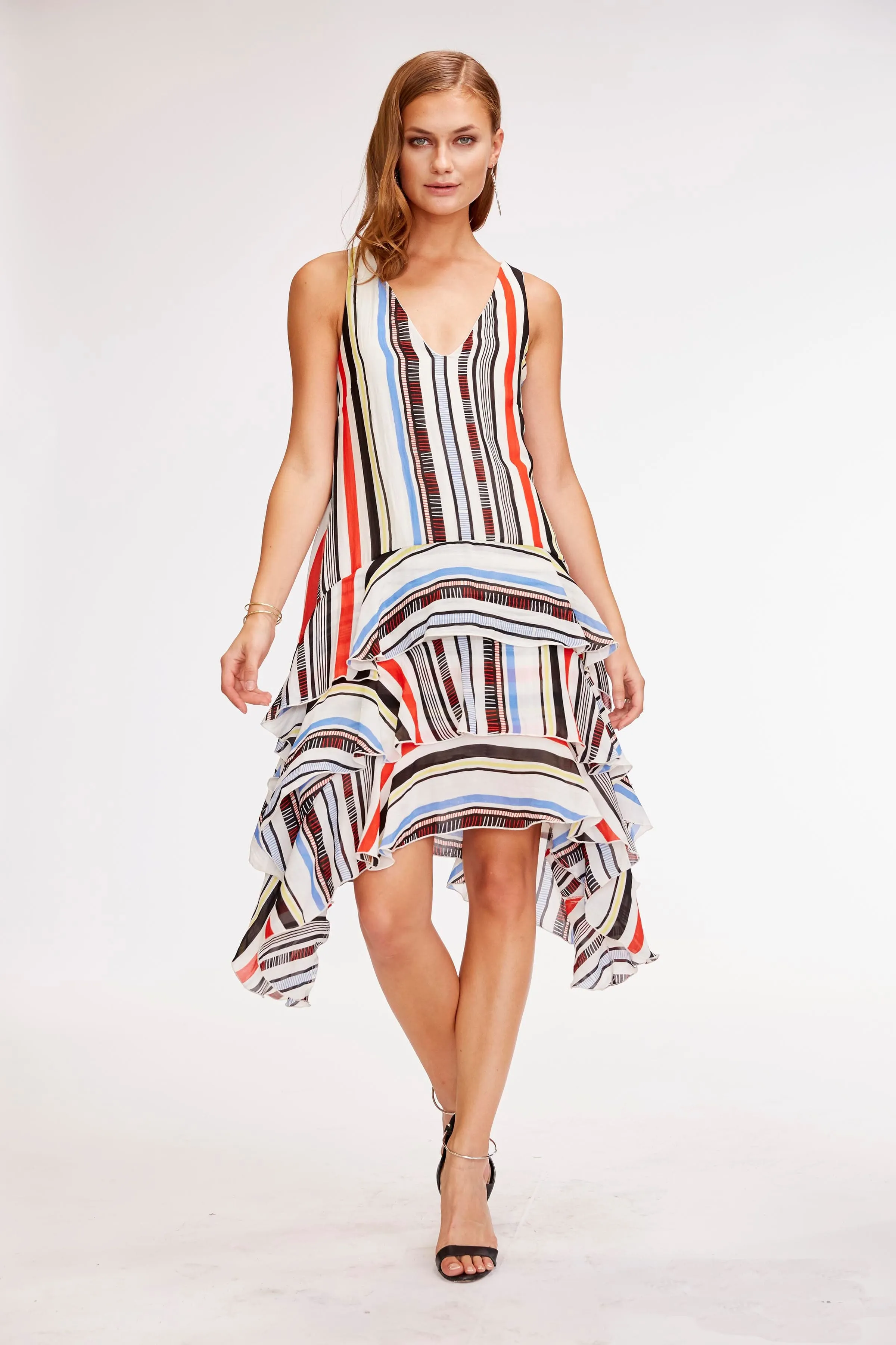 Premium Quality Tavin Dress - Pickering Stripe