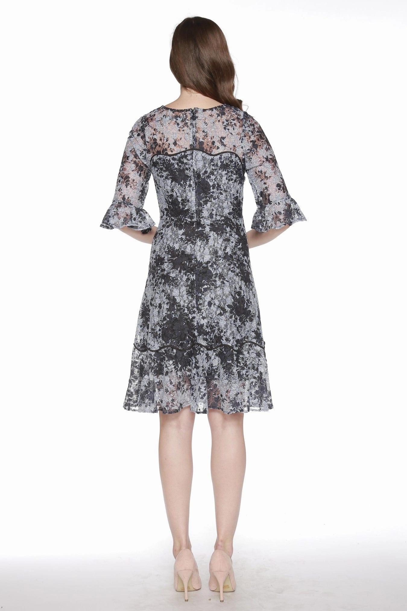 Premium Fit Churchill Dress - Blue Check