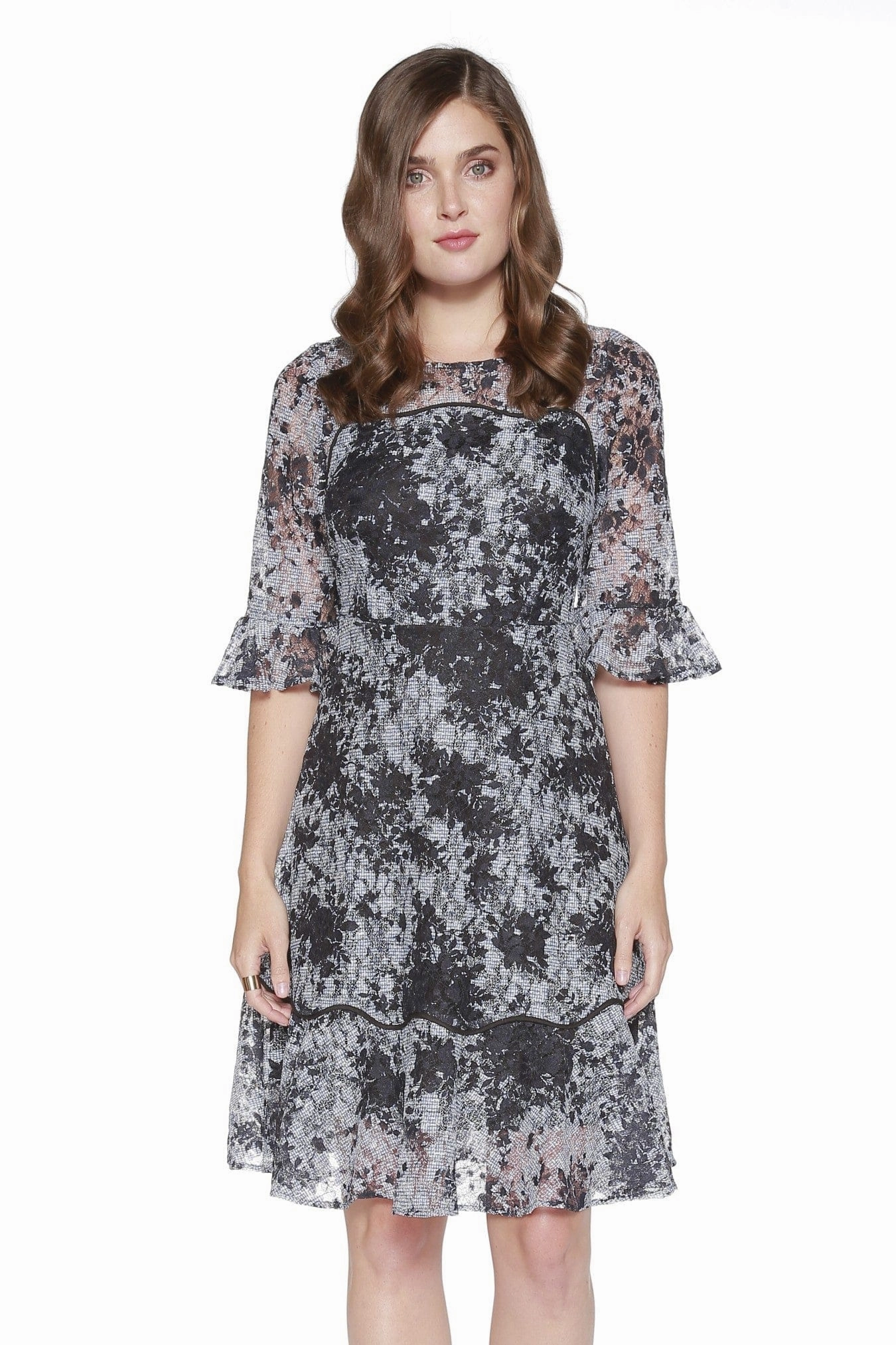 Premium Fit Churchill Dress - Blue Check