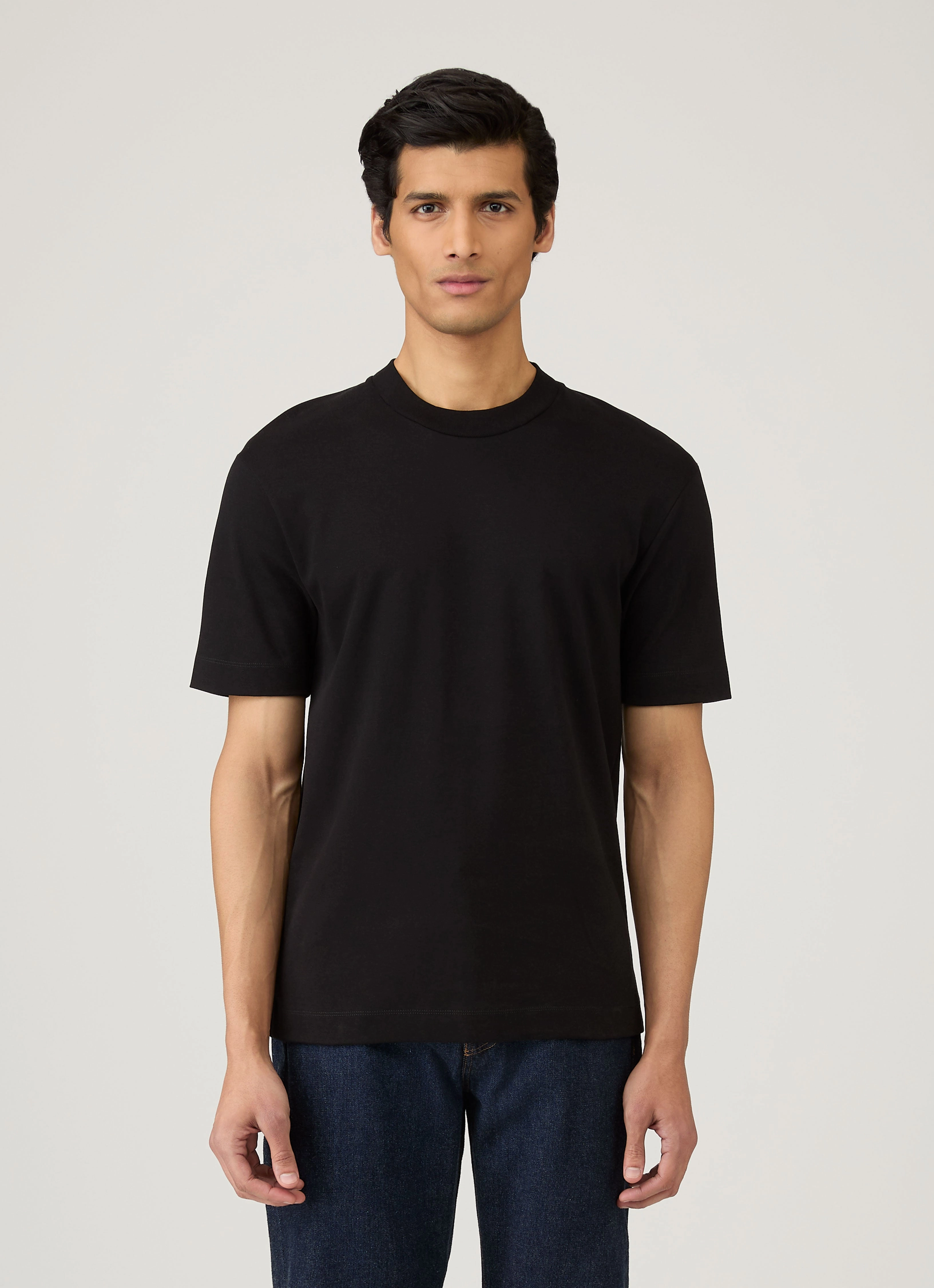 Premium Mode Men's Relaxed Fit Heavyweight T-shirt in Black