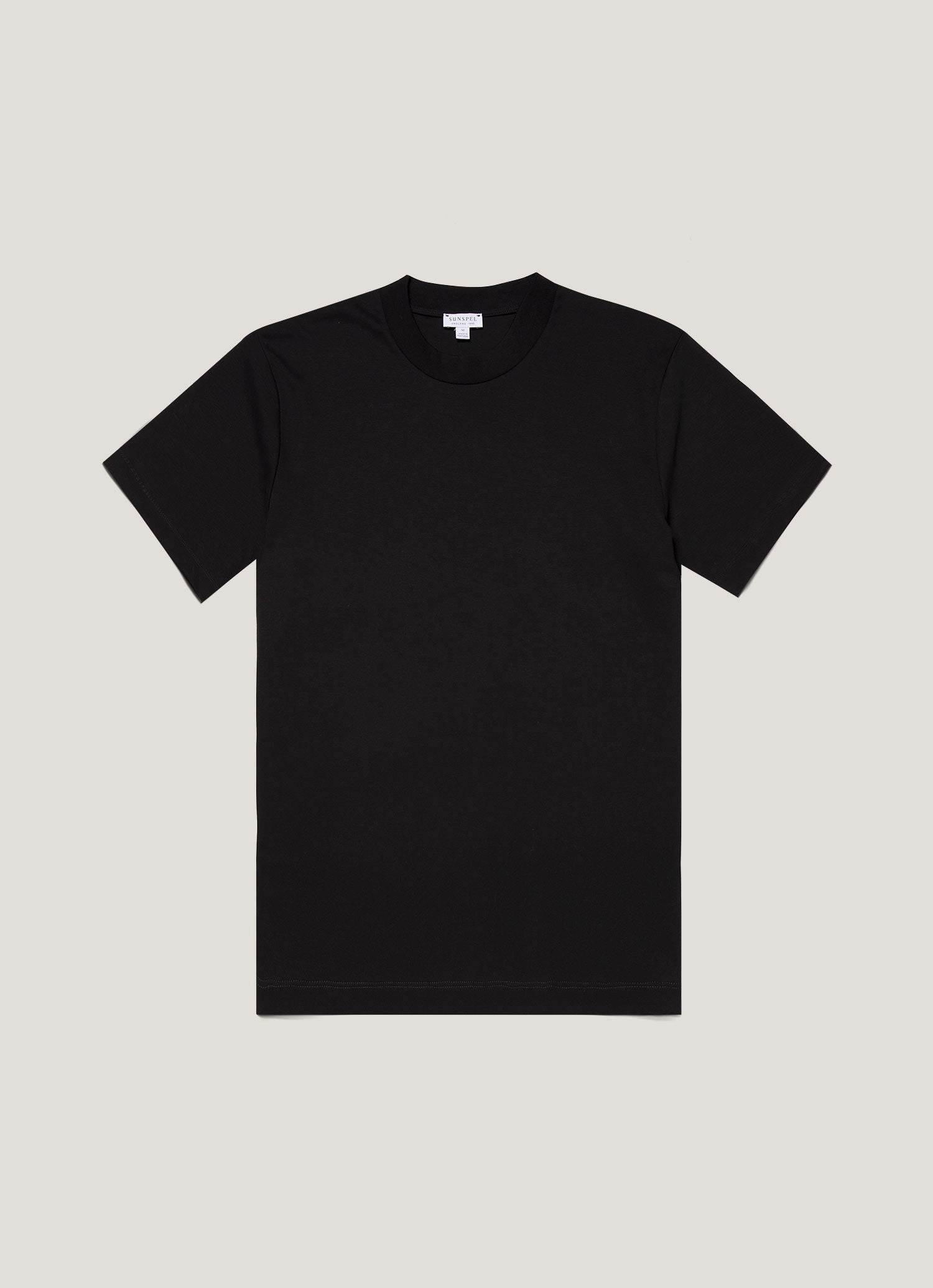 Active Style Polished Look Men's Relaxed Fit Heavyweight T-shirt in Black