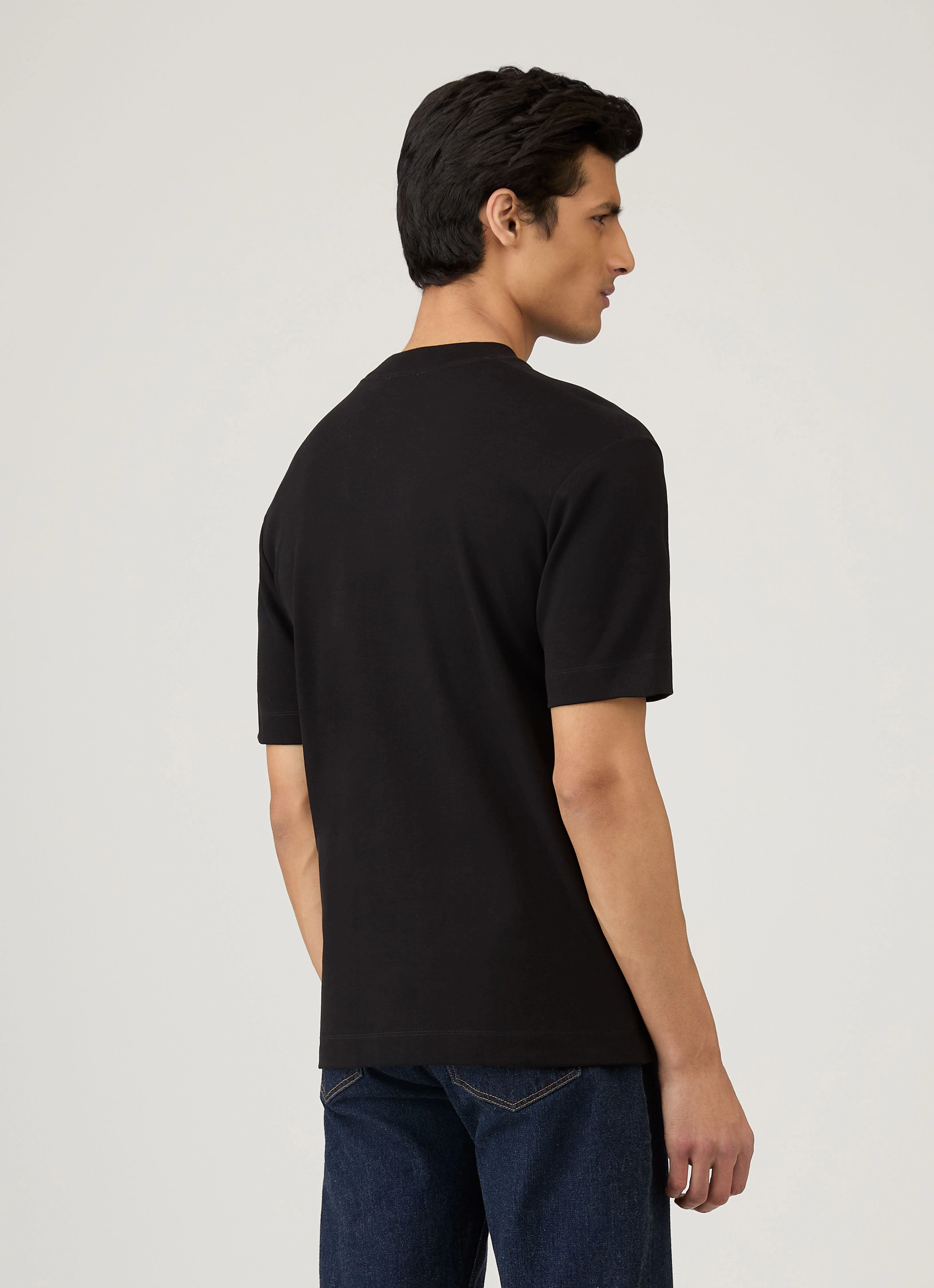 Premium Mode Men's Relaxed Fit Heavyweight T-shirt in Black