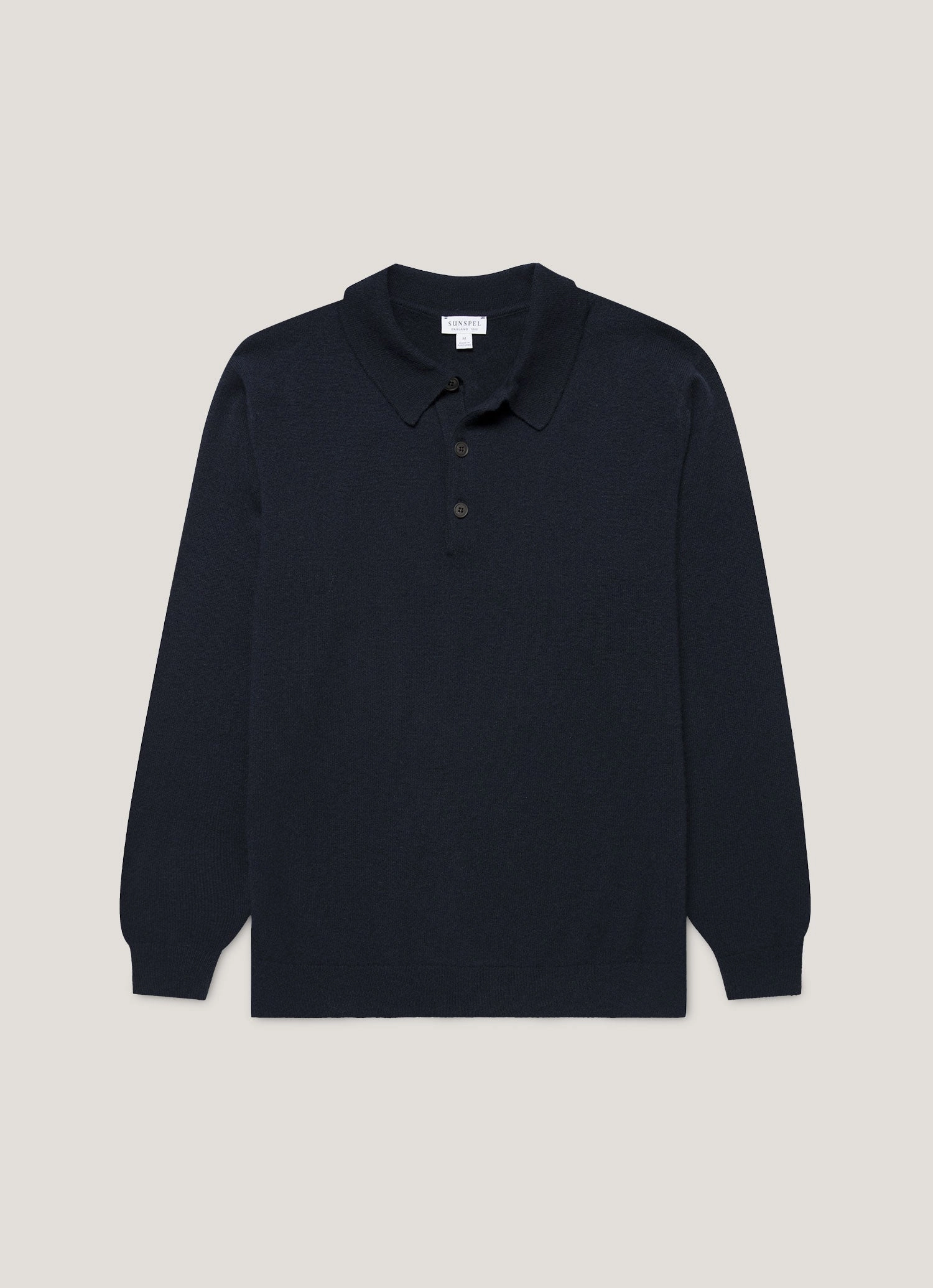 Men's Cashmere Polo Shirt in Navy Simple yet chic T-shirt Everyday Style Wear