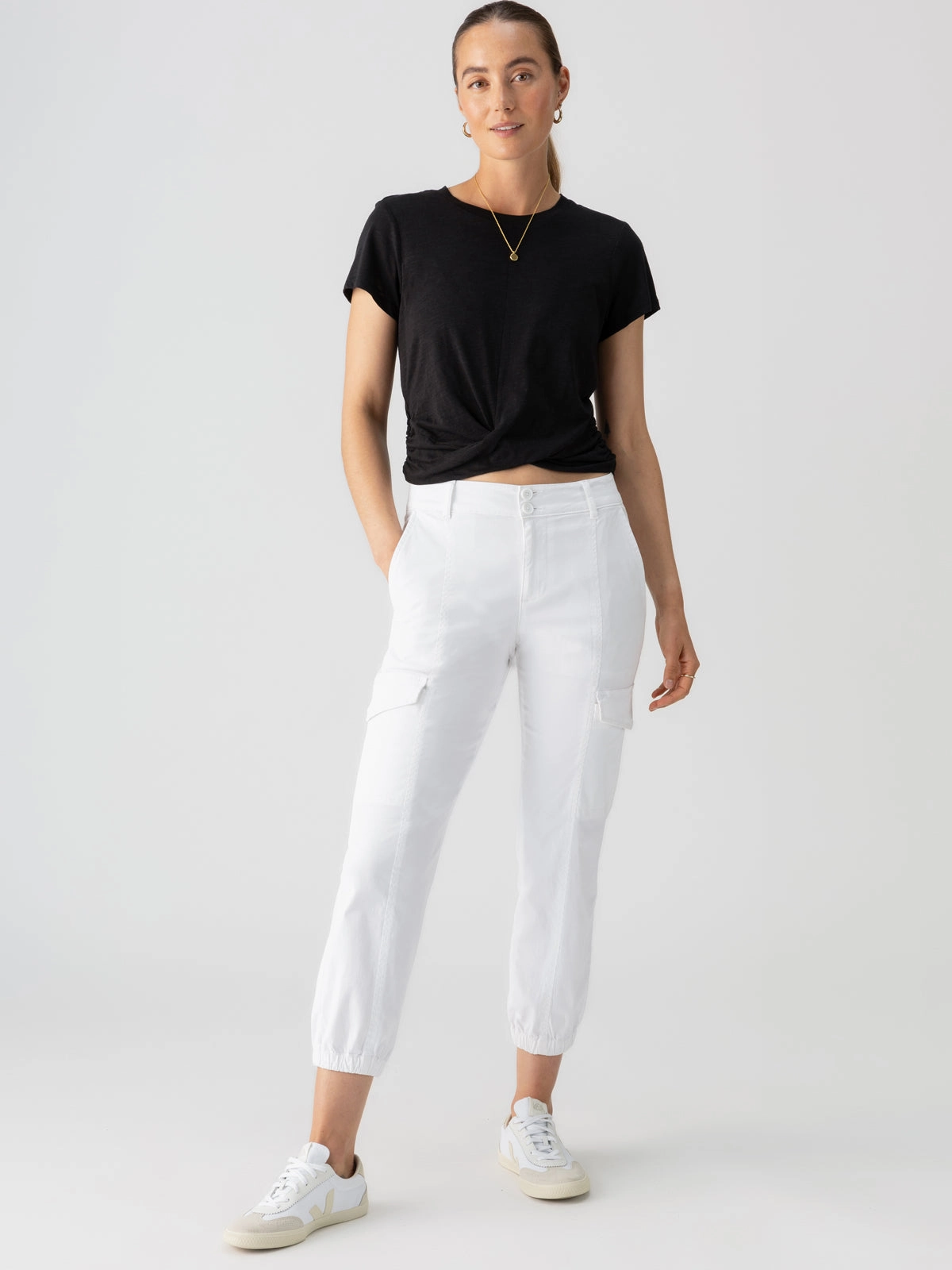 Preppy Rebel Standard Rise Pant Brilliant White
