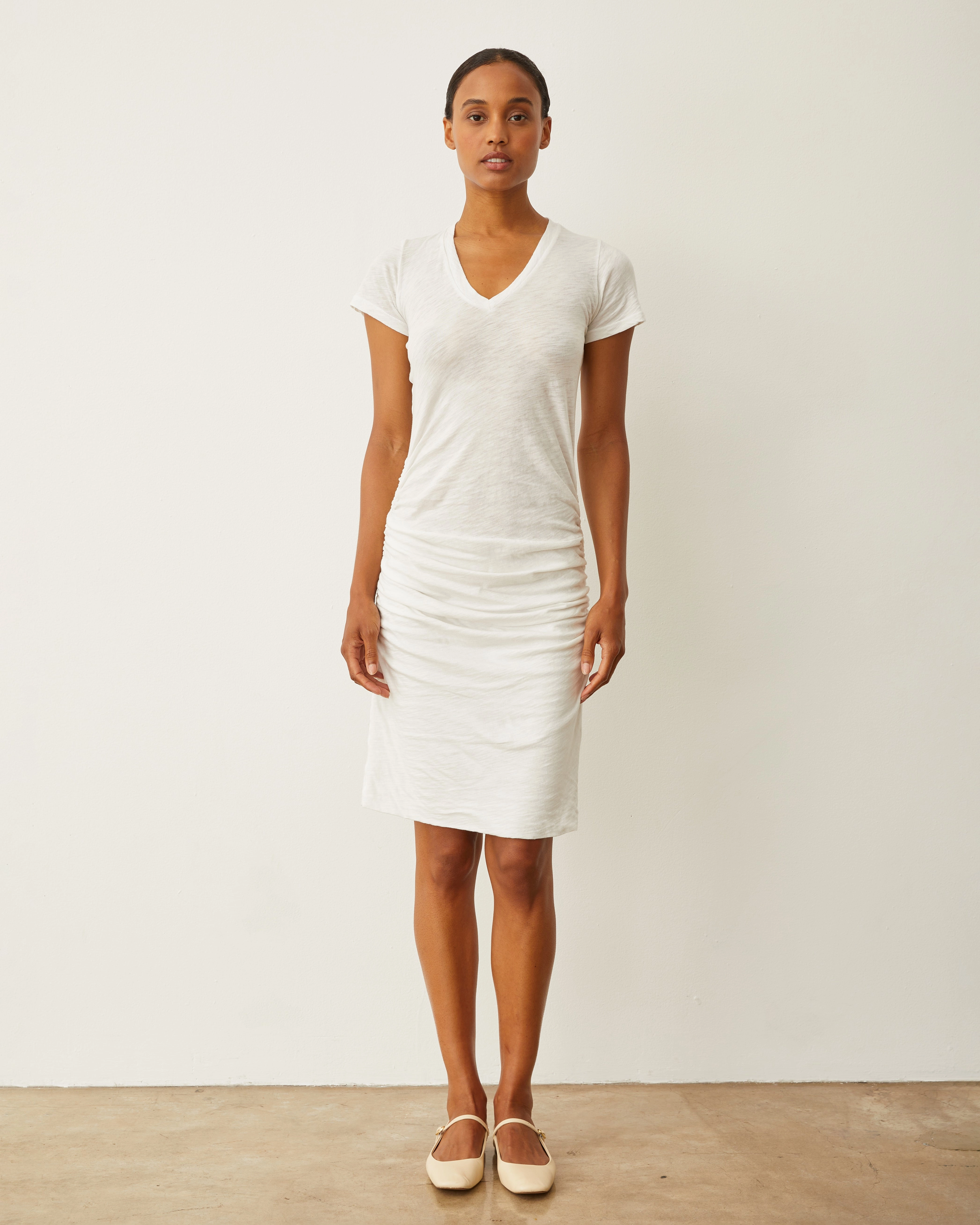 Professional Cut Shirred Dress