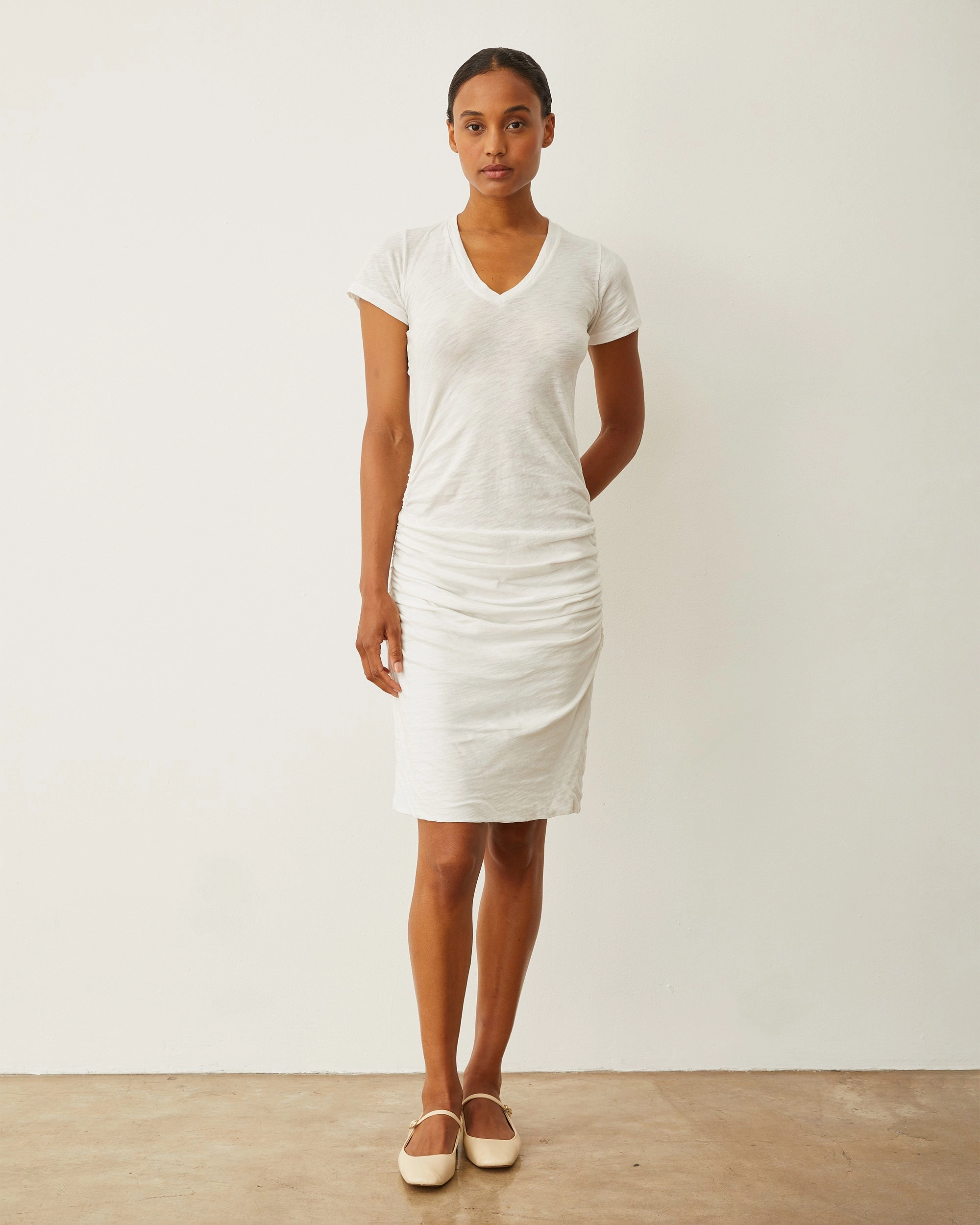 Professional Cut Shirred Dress