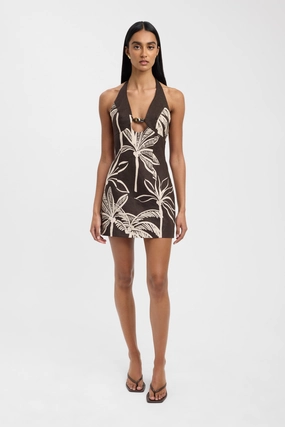 Palm Springs Bead Mini Dress Chill Mode Smooth Curve