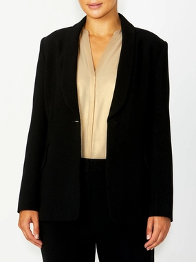 Cold Weather Style All-Weather Protection Quinn Black Blazer