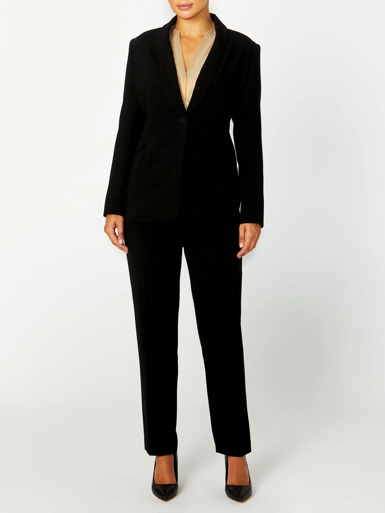 Quinn Black Blazer Soft Fabric