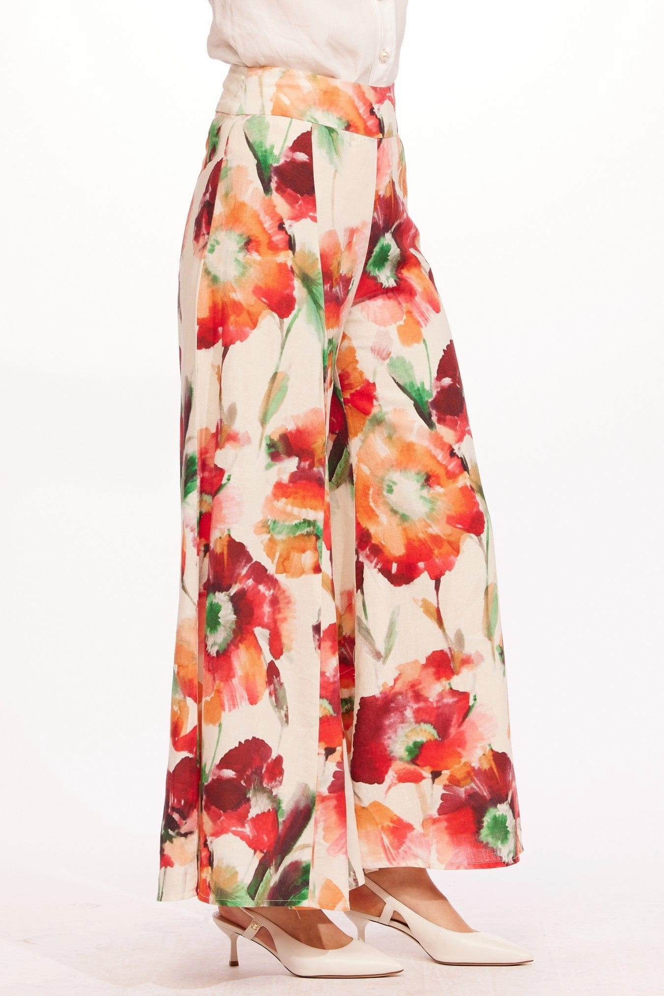 Rabia Pants - Wild Poppies All-Day Wear