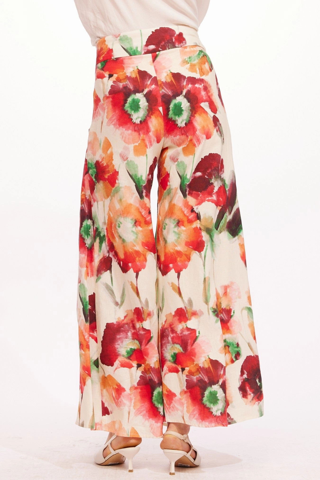 Rabia Pants - Wild Poppies All-Day Wear