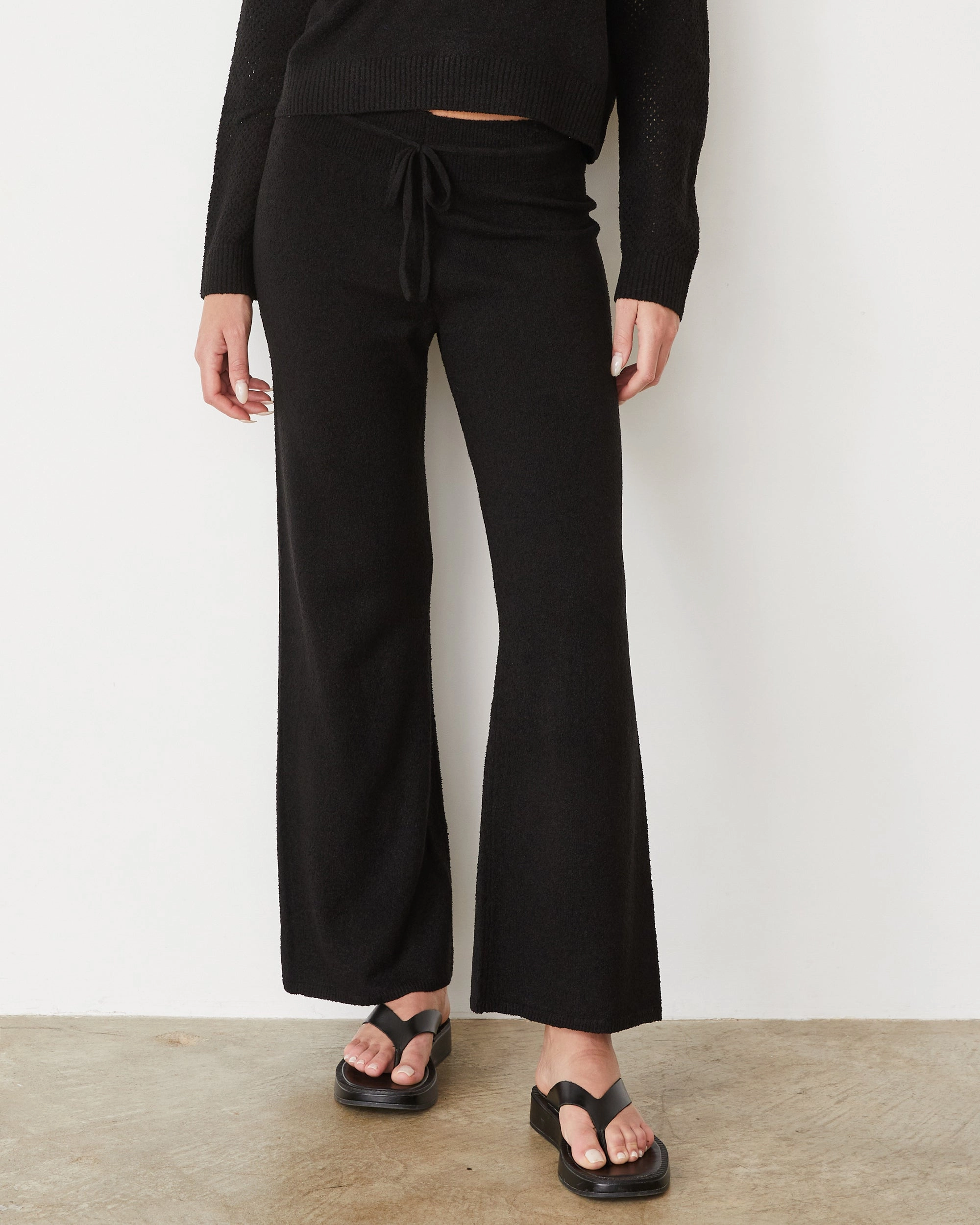 Smart Daily Boucle Knit Relaxed Pant