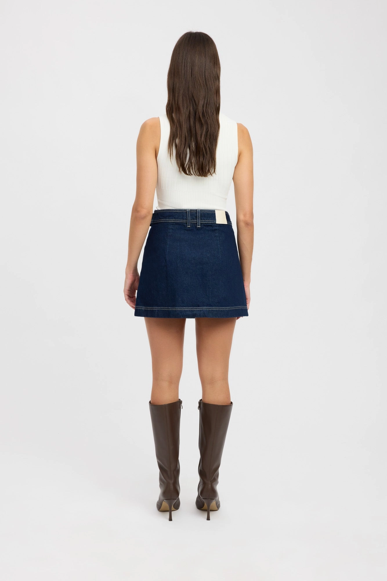 Refined Pattern Sampson Mini Skirt