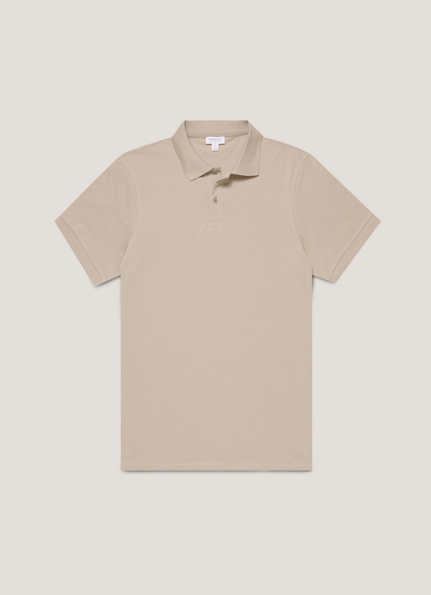 Casual Outfit Look Men's Piqu?? Polo Shirt in Fog