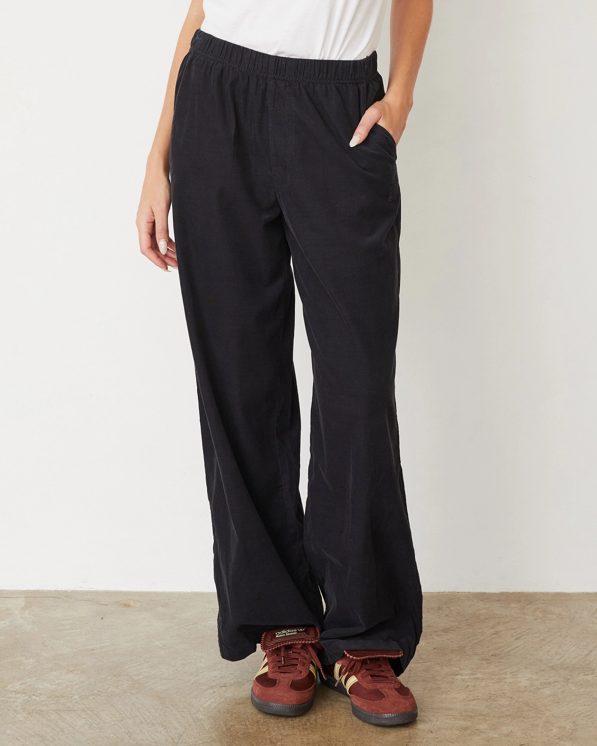 Relaxed Fashion Mini Corduroy Boxer Pant