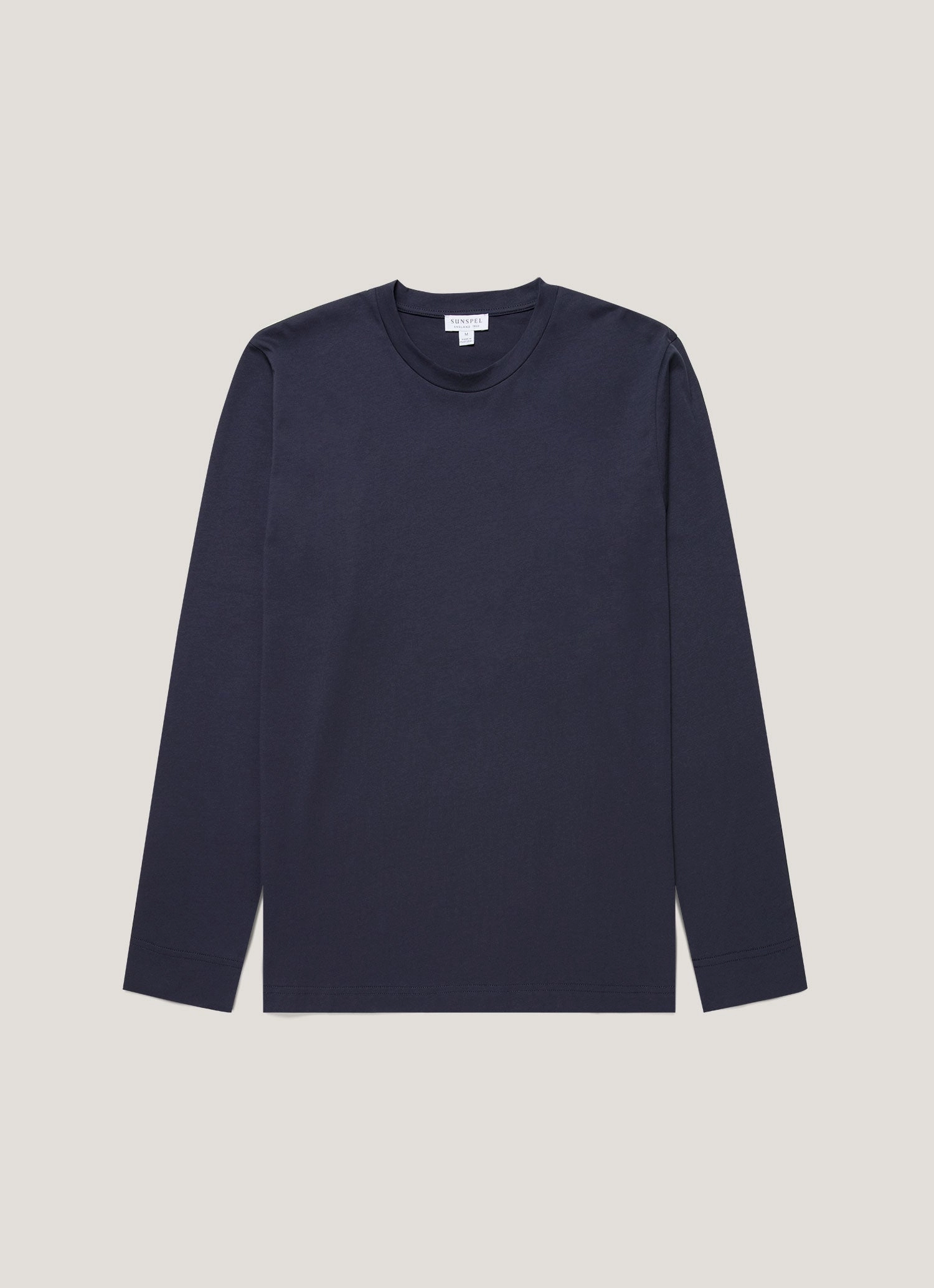 Summer Outfit Men's Long Sleeve Riviera T-shirt in Navy