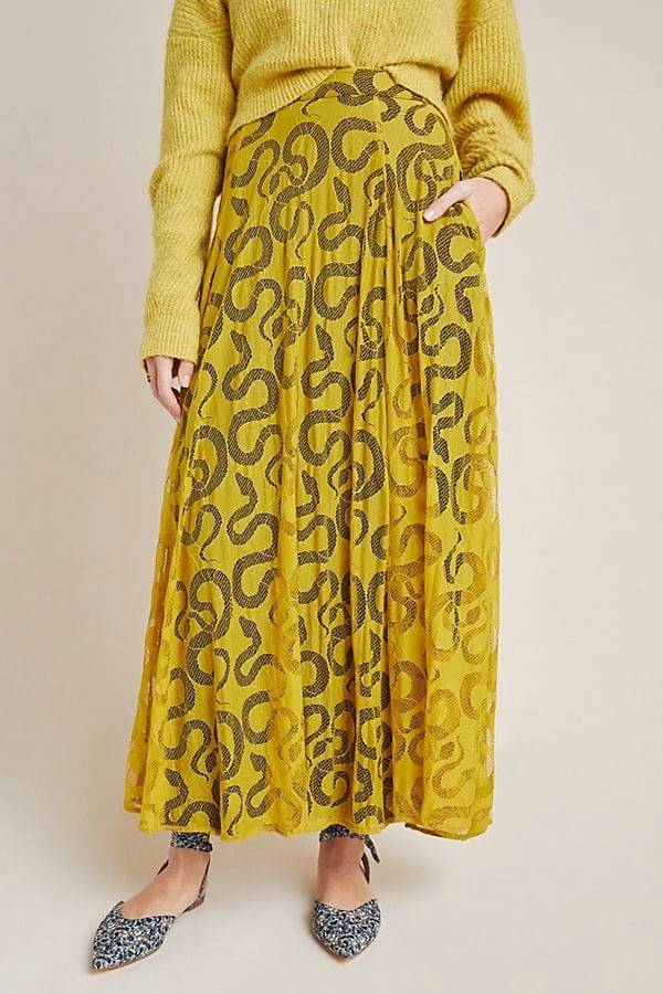 relaxed shape Daniel Skirt - Serpent Lace