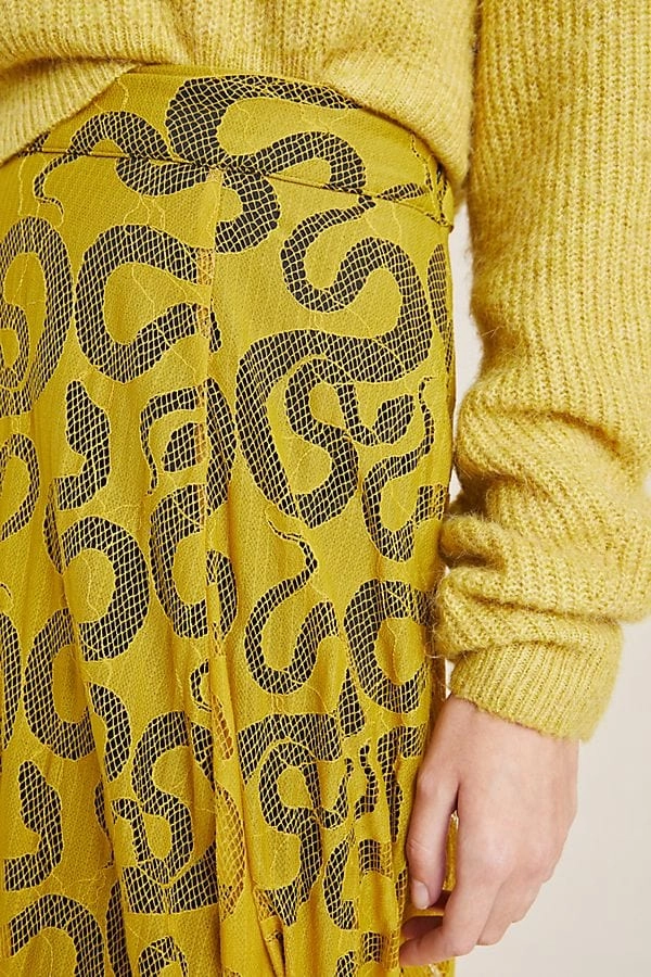 relaxed shape Daniel Skirt - Serpent Lace