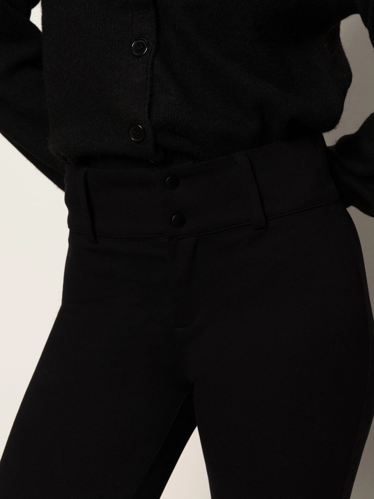 Relaxed Style 90's Straight Legging Black