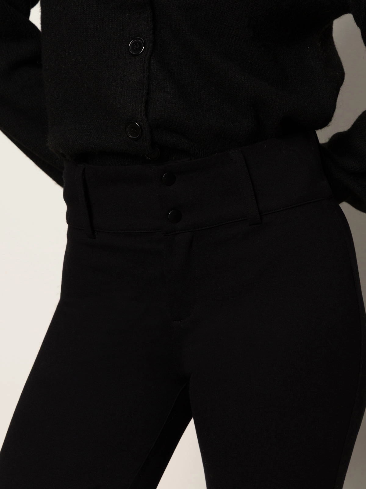 Relaxed Style 90's Straight Legging Black