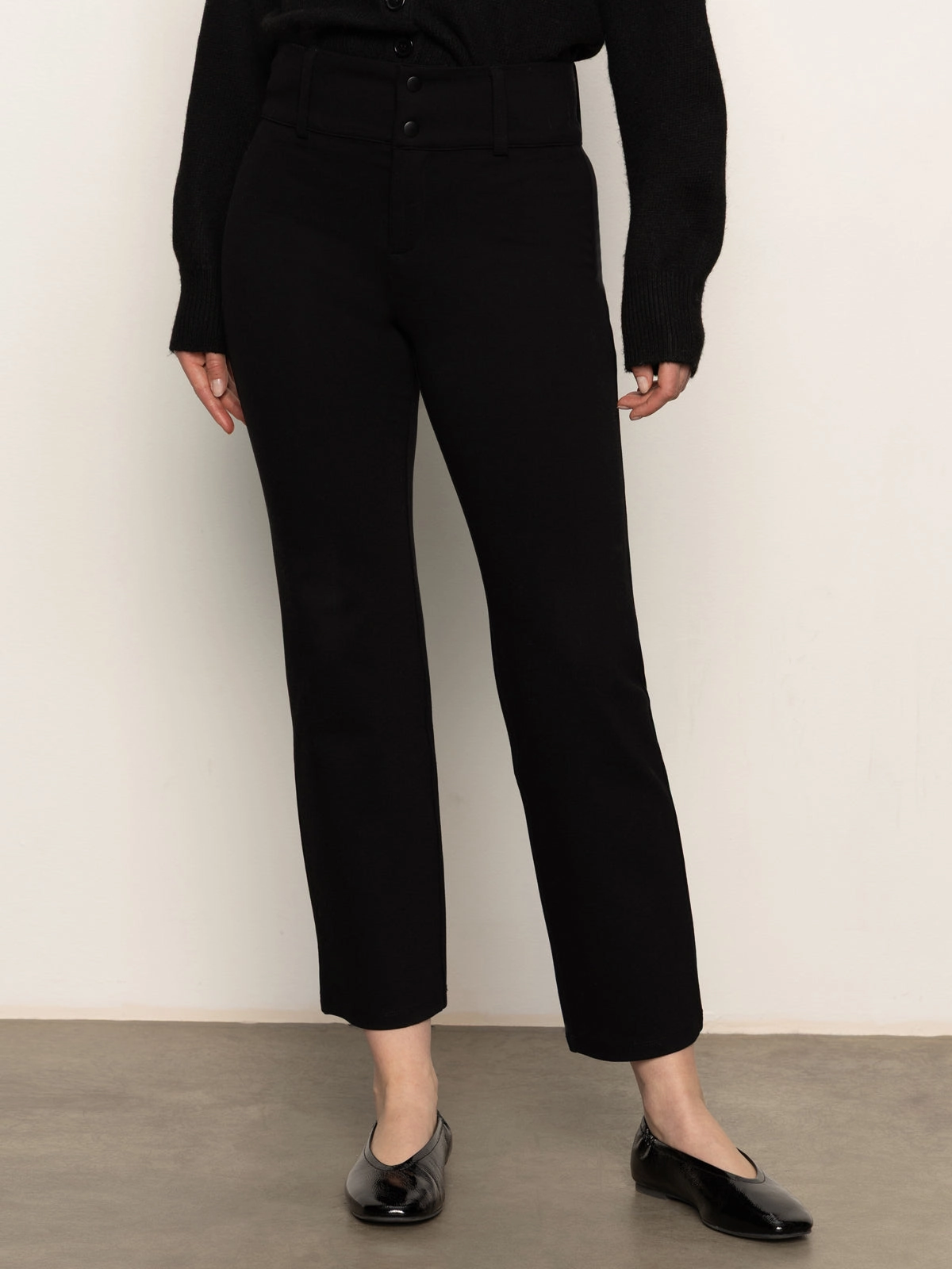 black slimming 90's Straight Legging Black
