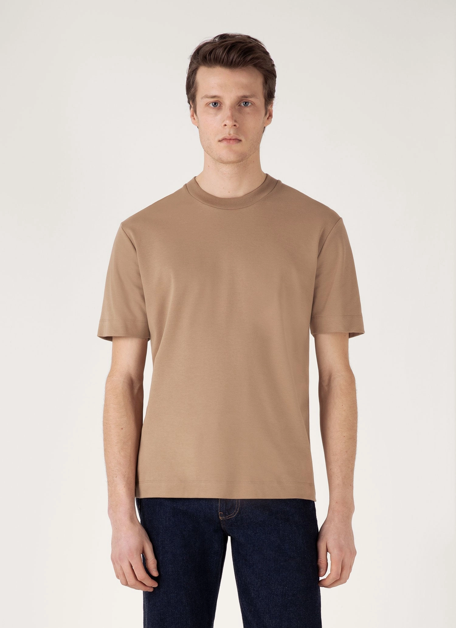 Relaxed Style Running Men's Relaxed Fit Heavyweight T-shirt in Dune