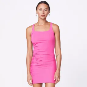 Refined Customer Rib Square Neck Mini Dress