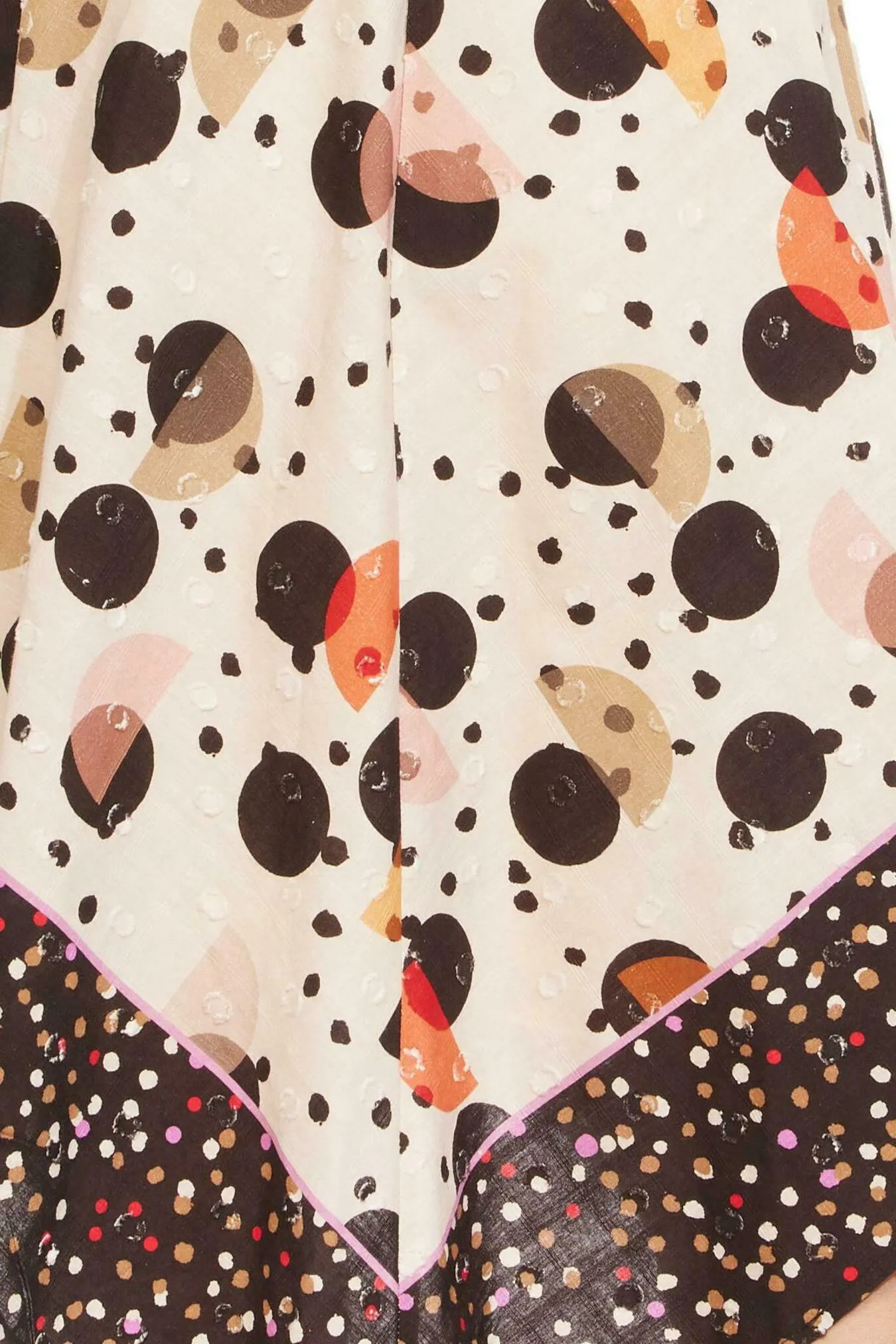 Ribbed Knit Florentia Sleeveless Midi Dress - Deco Dot