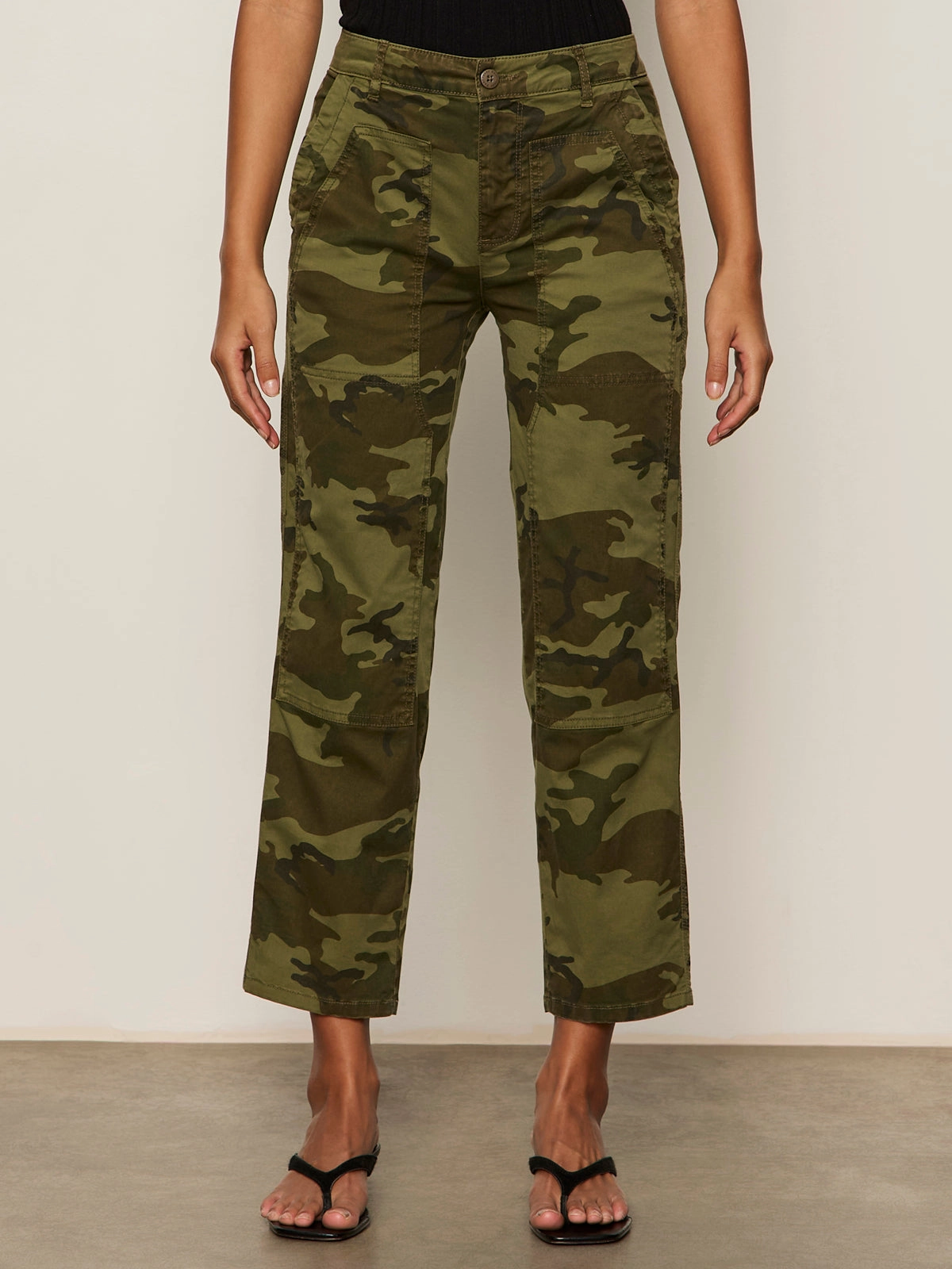 Rio Pant Rambler Camo Distressed finish elastic waistband