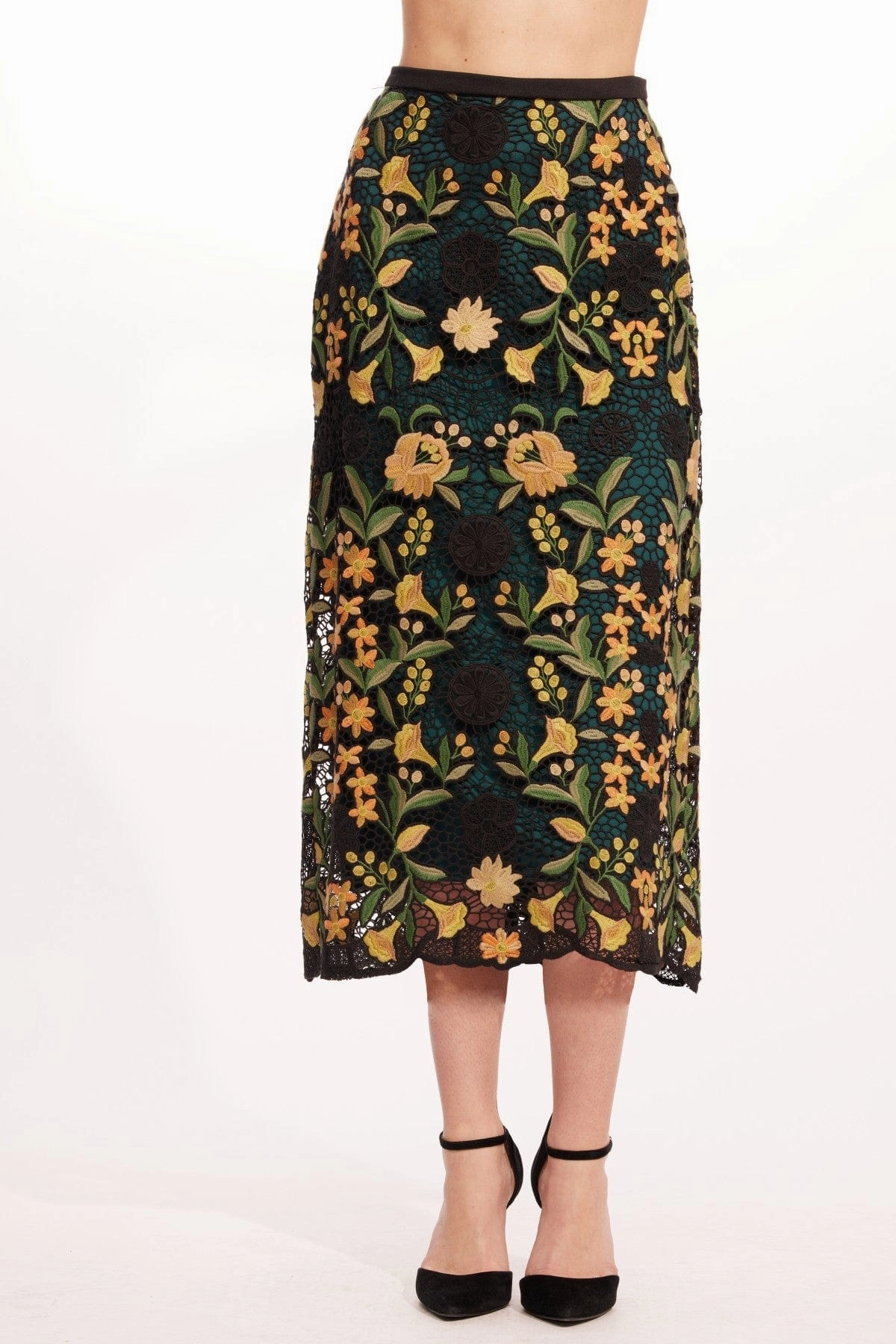 Fresh Aesthetic Texture Shot Rita Skirt ?C Harvest Bloom