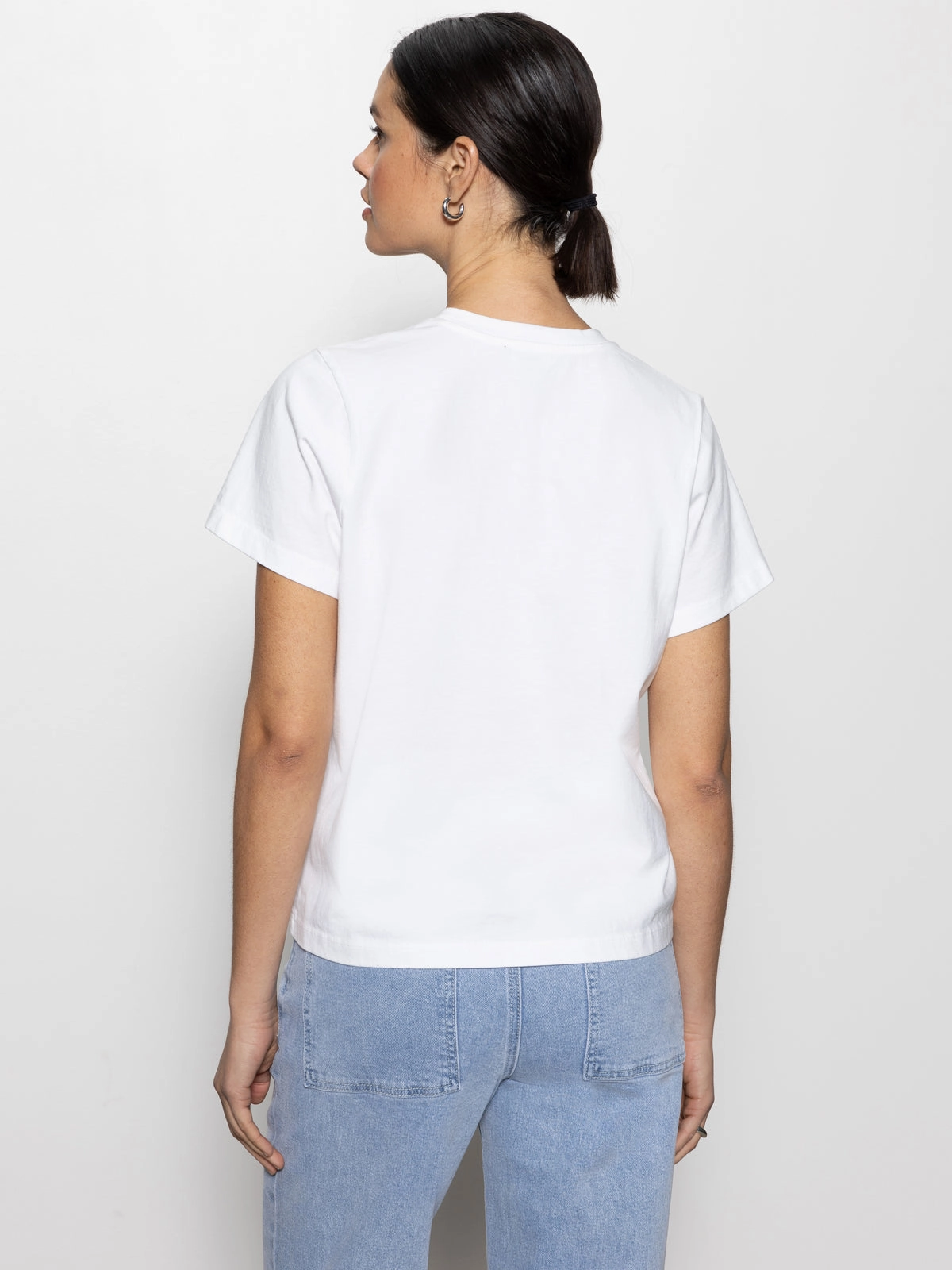 Rose Perfect Tee White Fresh and Simple