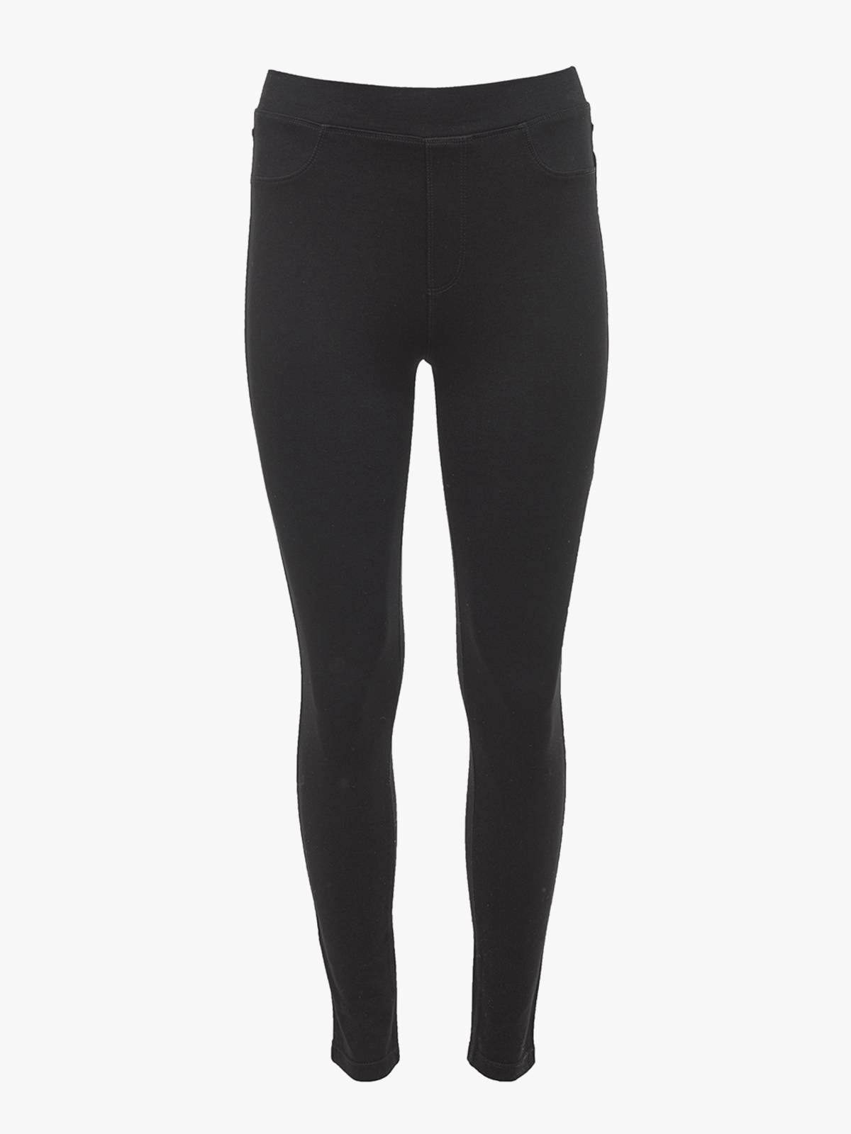 Runway Semi High Rise Legging Black Flattering Look
