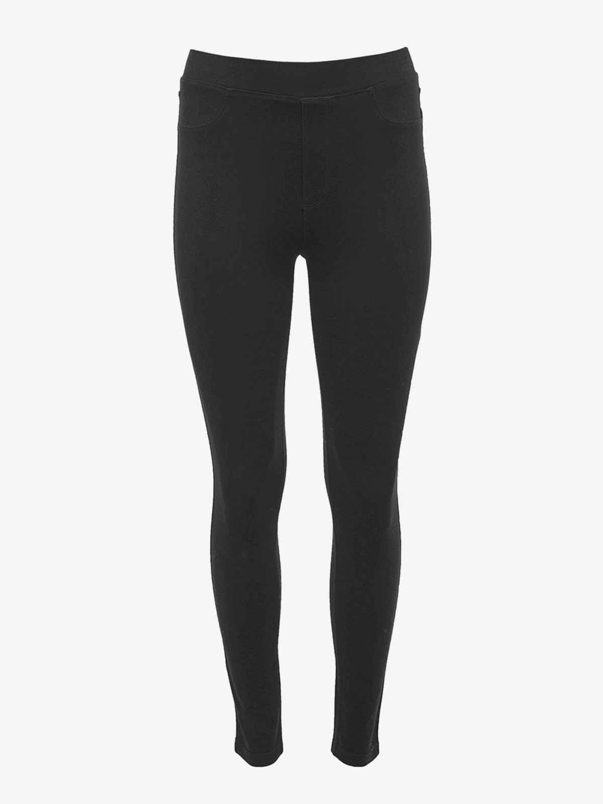 Runway Semi High Rise Legging Black Flattering Look