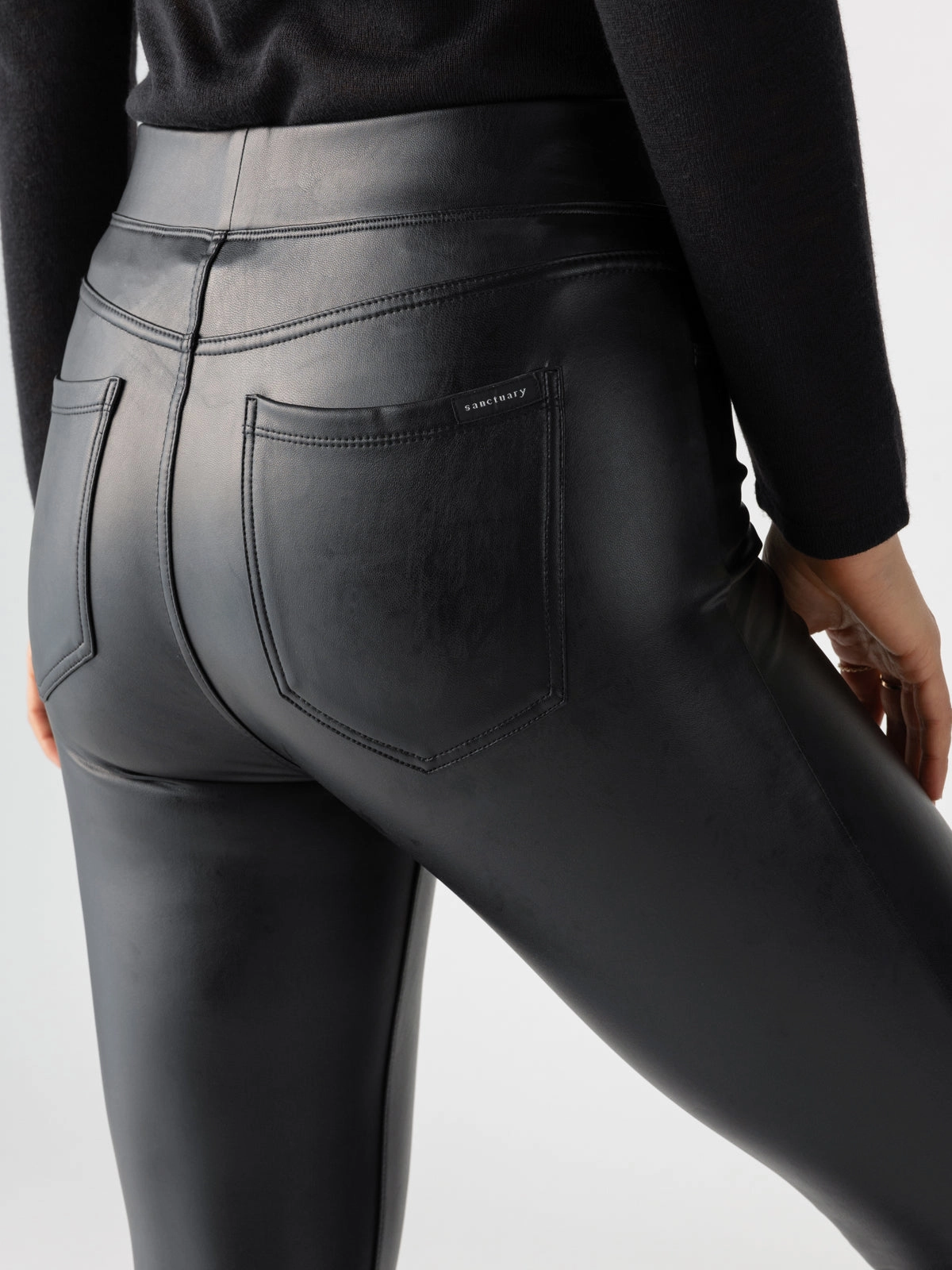 Runway Semi High Rise Legging Slick Black Limited