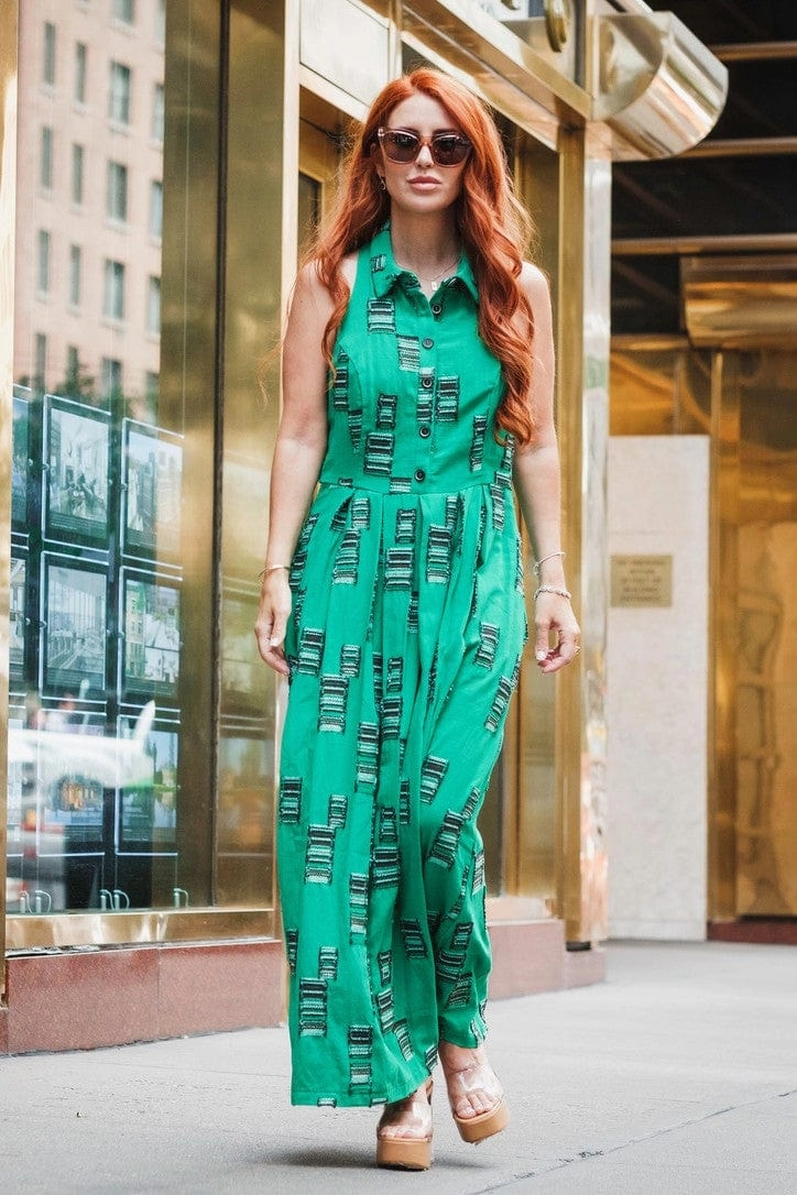 Statement-Buttons Sabine Dress - Pickwick