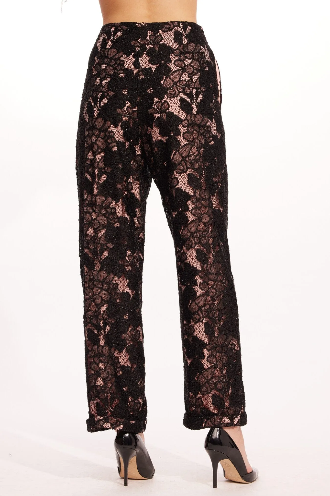 Santiago Pant  Euphoria Lace Slim-denim