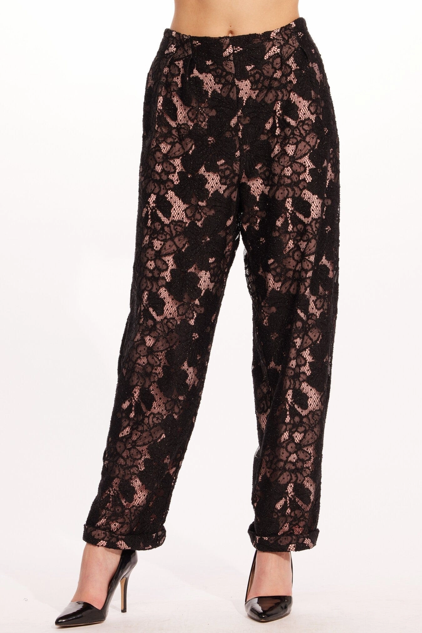 Santiago Pant ?C Euphoria Lace Slim-denim